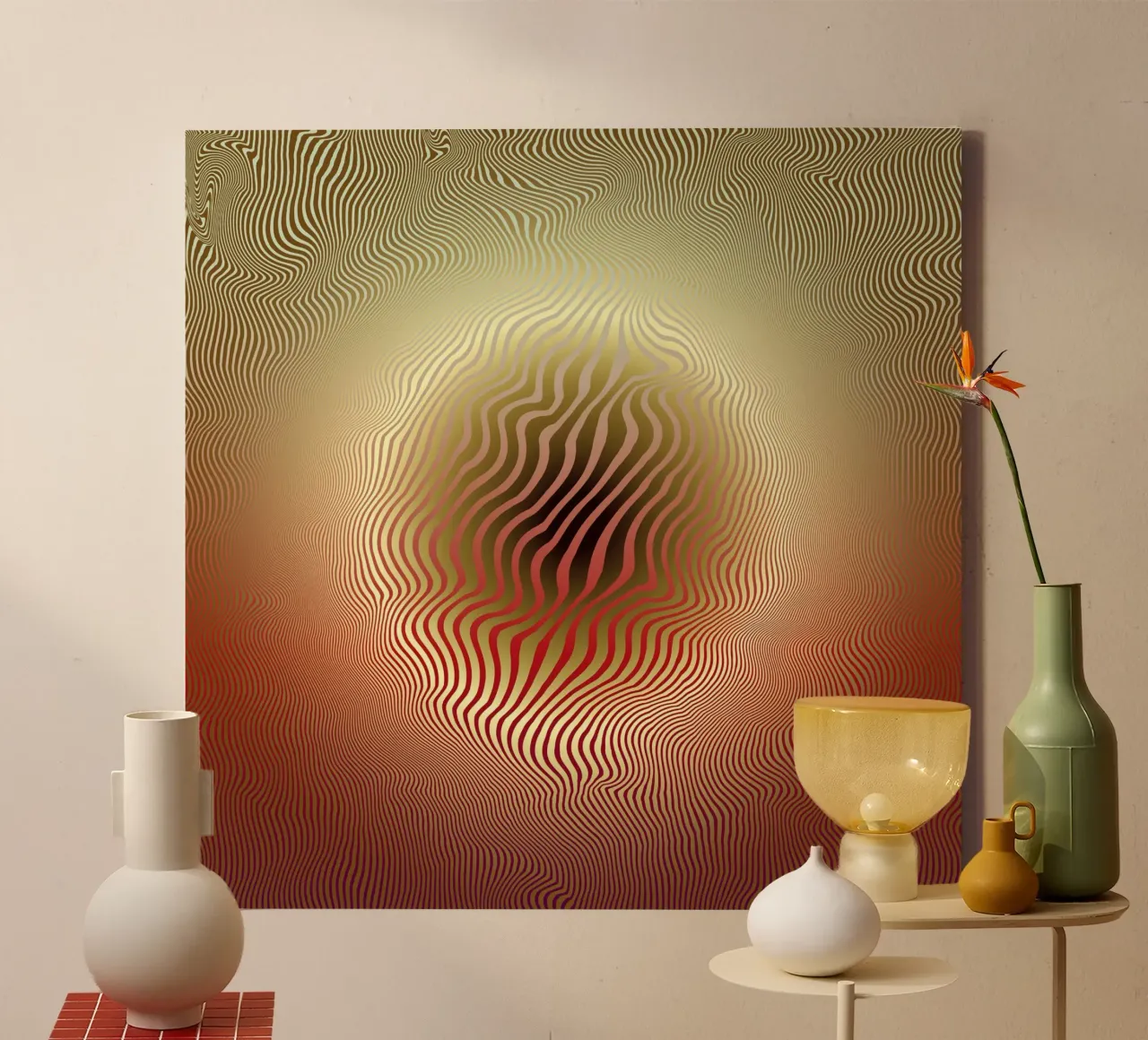 Nucleus canvas van Angelo Cerantola