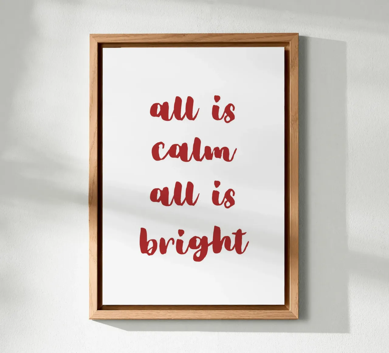 All is calm all is bright pannello forex da HolidaysCandyWalls