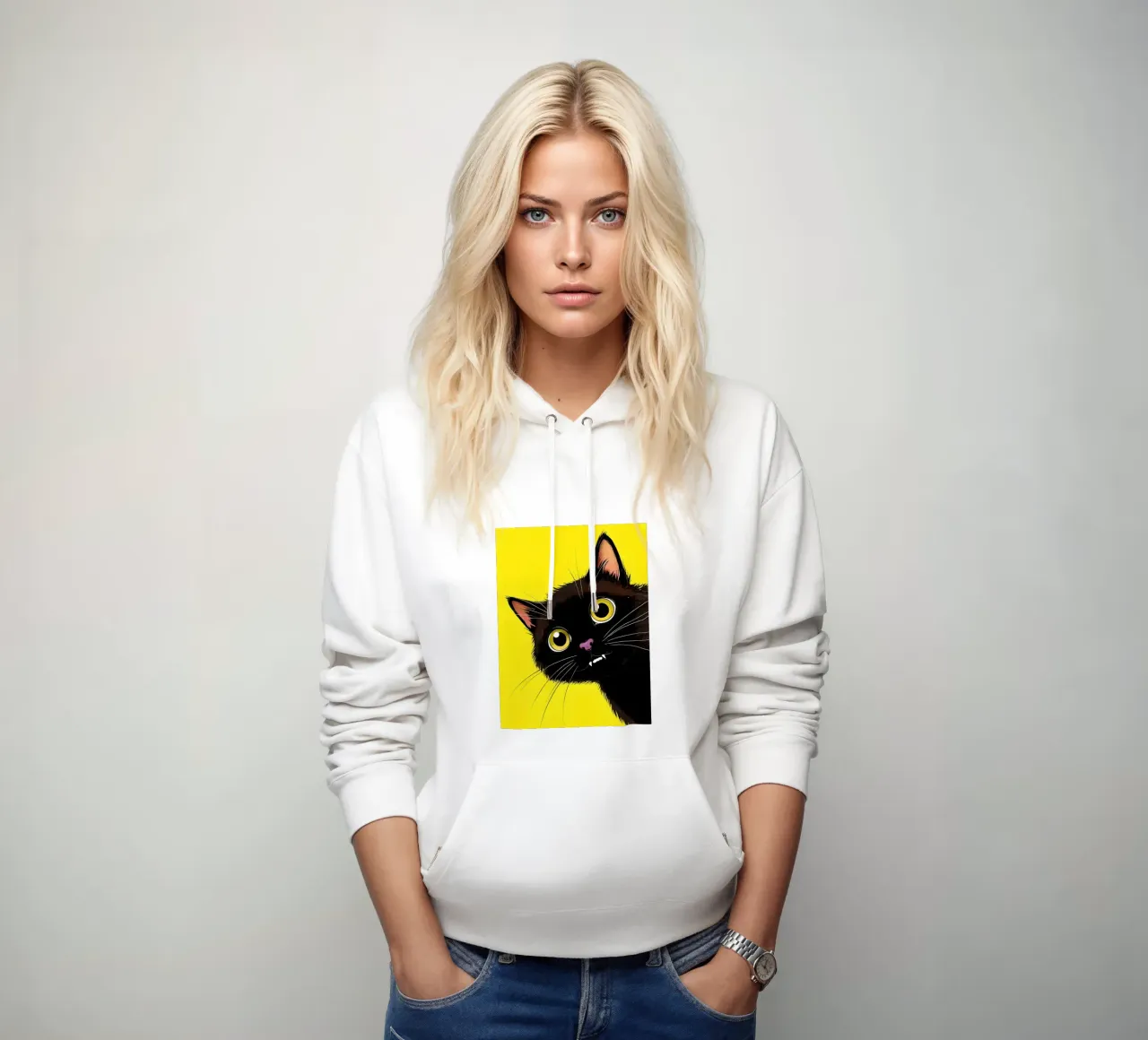 vampirecat sudadera con capucha de 🎁 NOBELART