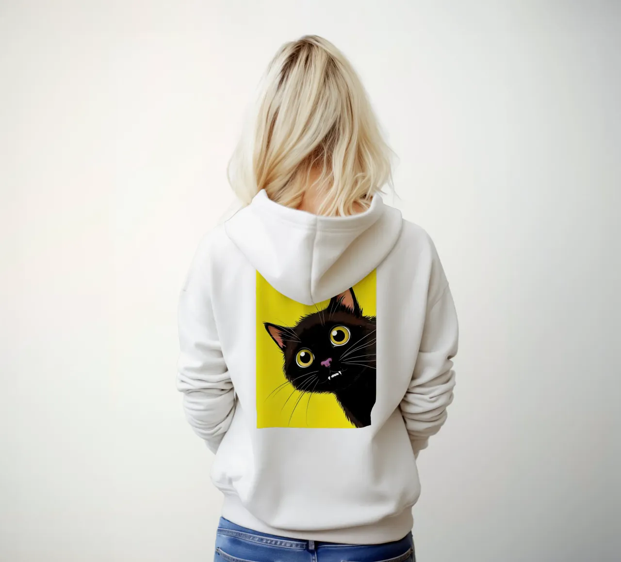 gatto vampiro felpa con cappuccio da 🎁 NOBELART