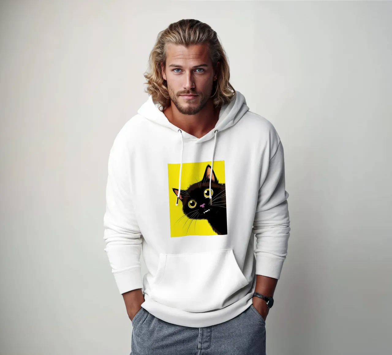 vampirecat sudadera con capucha de 🎁 NOBELART