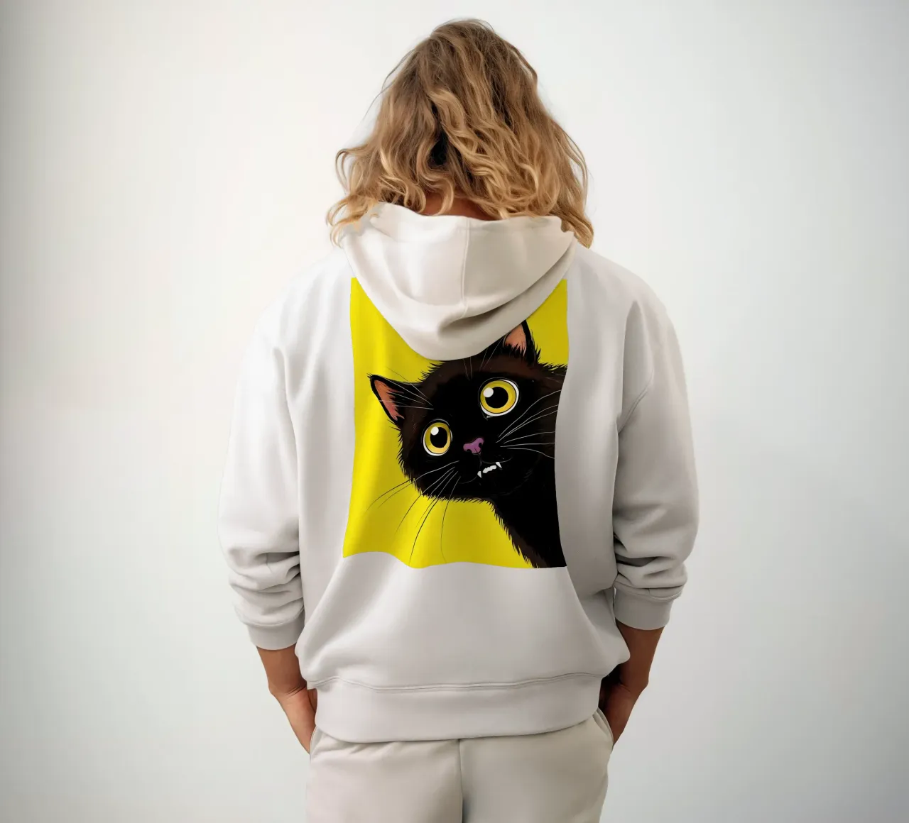 gatto vampiro felpa con cappuccio da 🎁 NOBELART