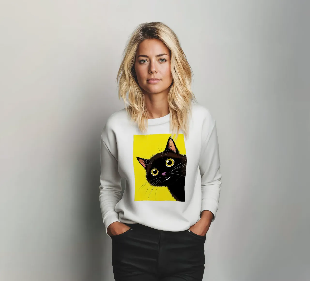 vampirecat Sweatshirt von 🎁 NOBELART