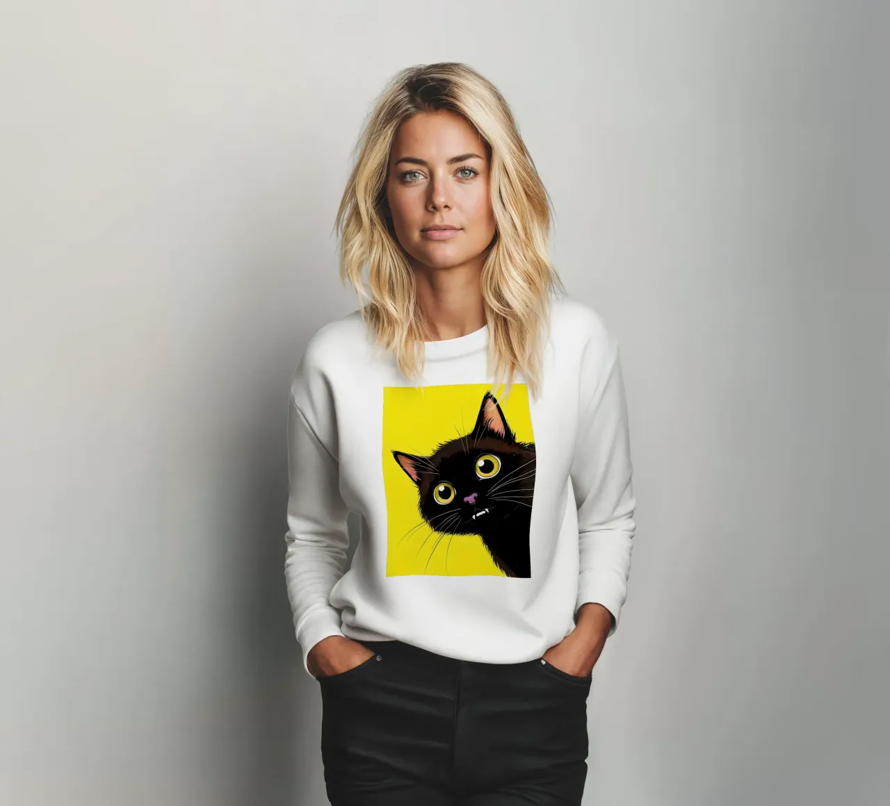 vampirecat Sweatshirt von 🎁 NOBELART