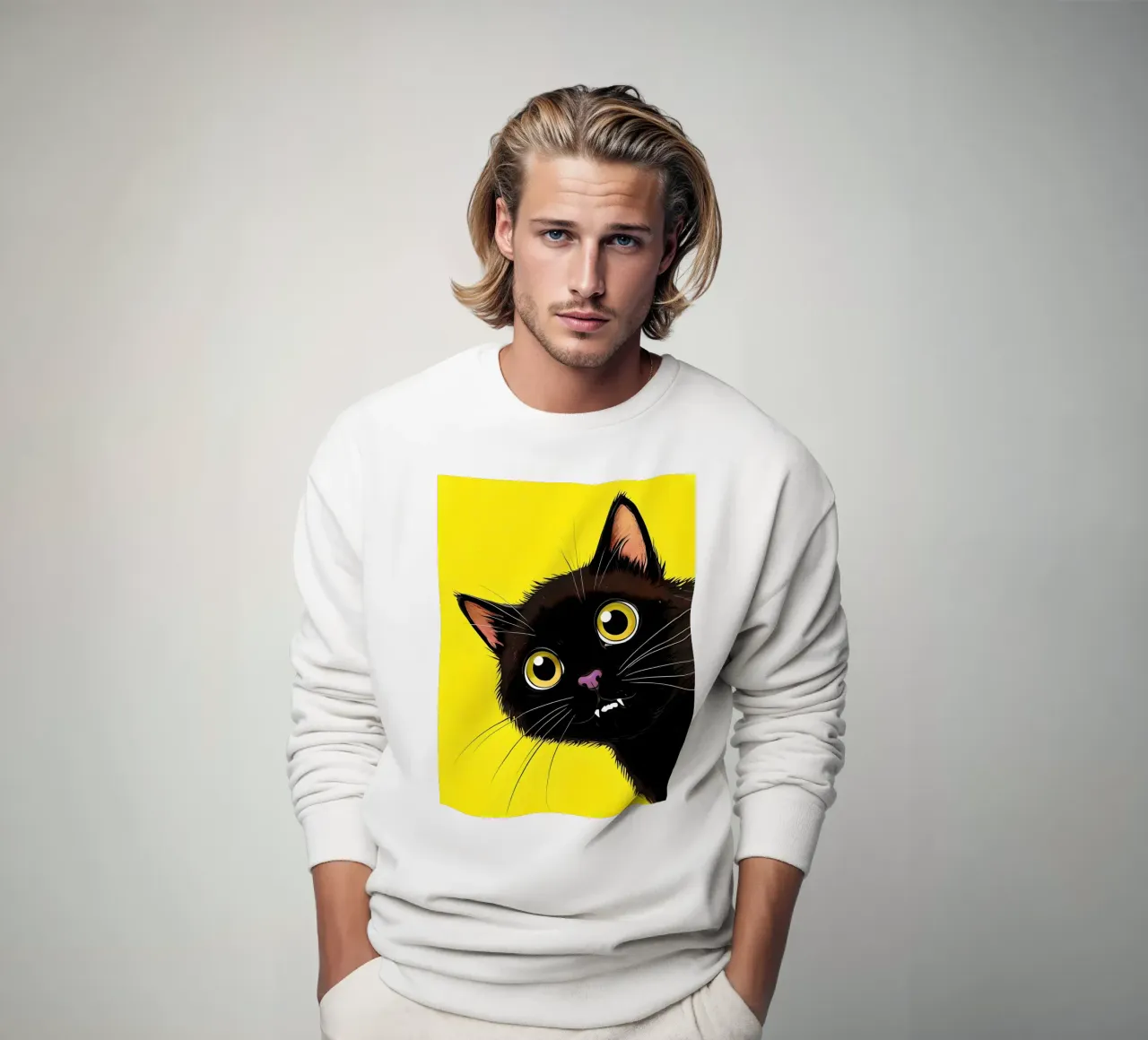 vampirecat Sweatshirt von 🎁 NOBELART