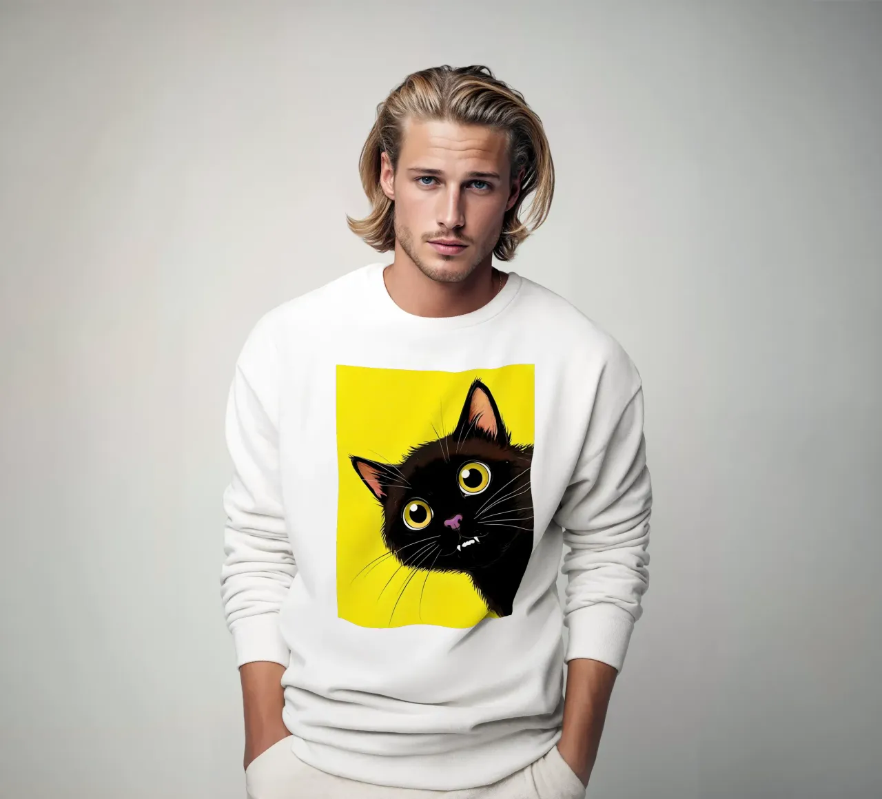 vampirecat Sweatshirt von 🎁 NOBELART