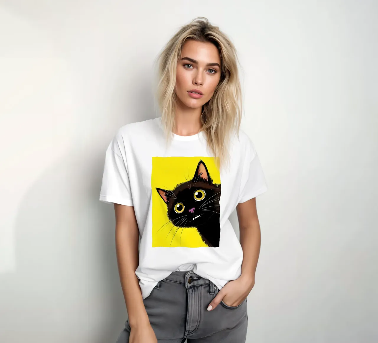 vampirecat T-Shirt von 🎁 NOBELART
