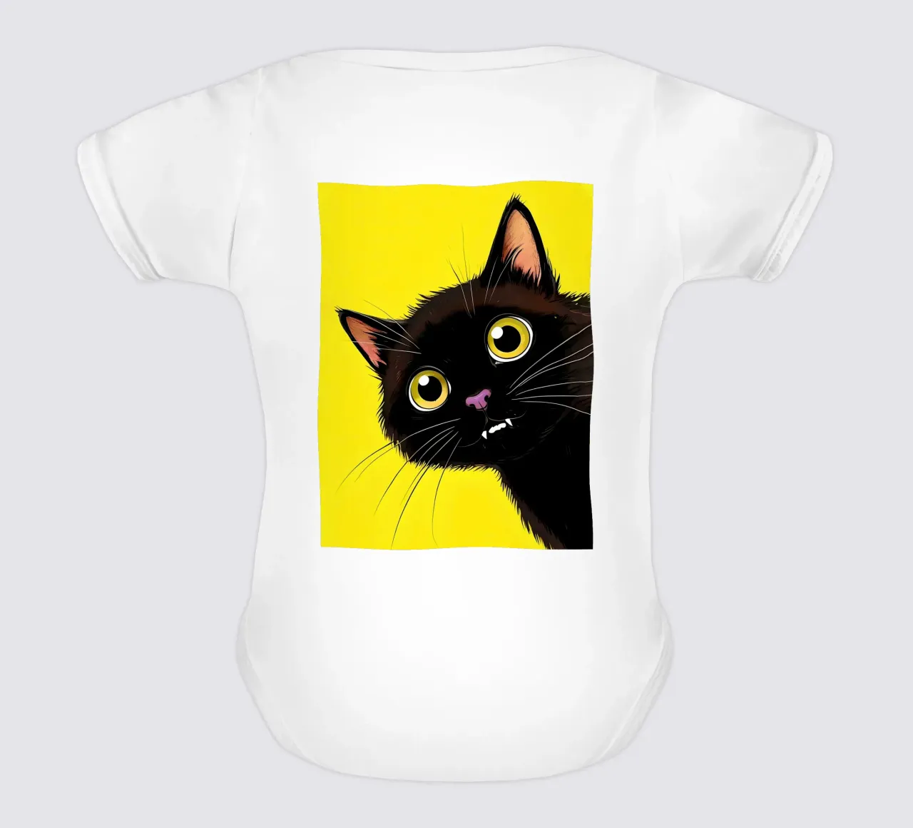 vampirecat Kurzarm Babybody von 🎁 NOBELART