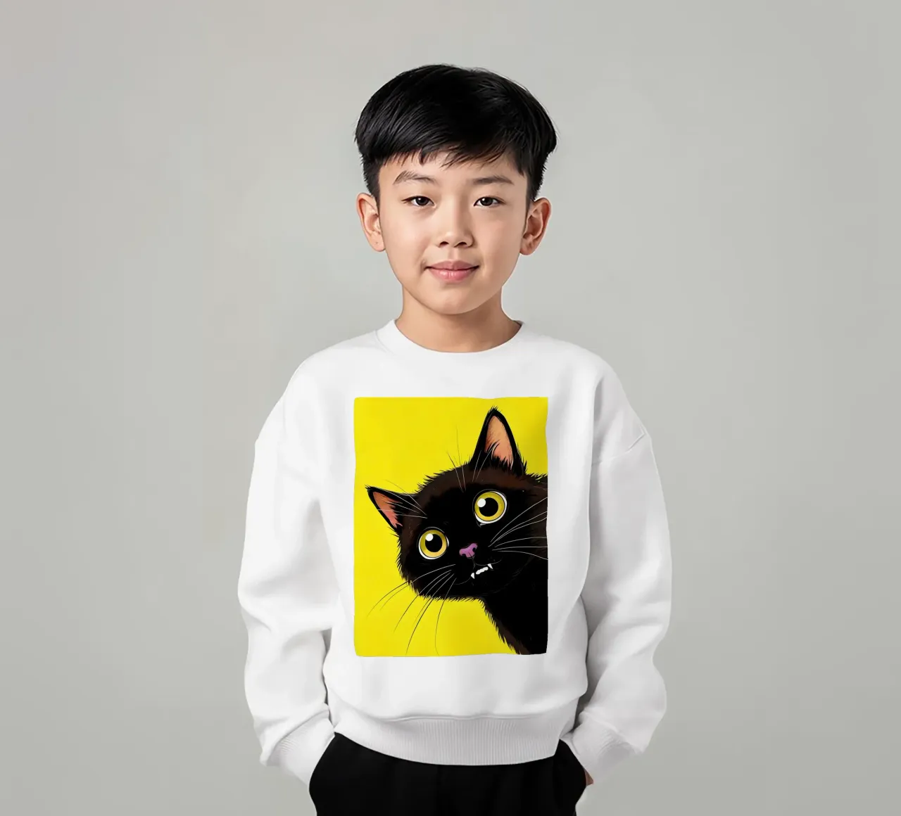 vampirecat sudadera para niño de 🎁 NOBELART