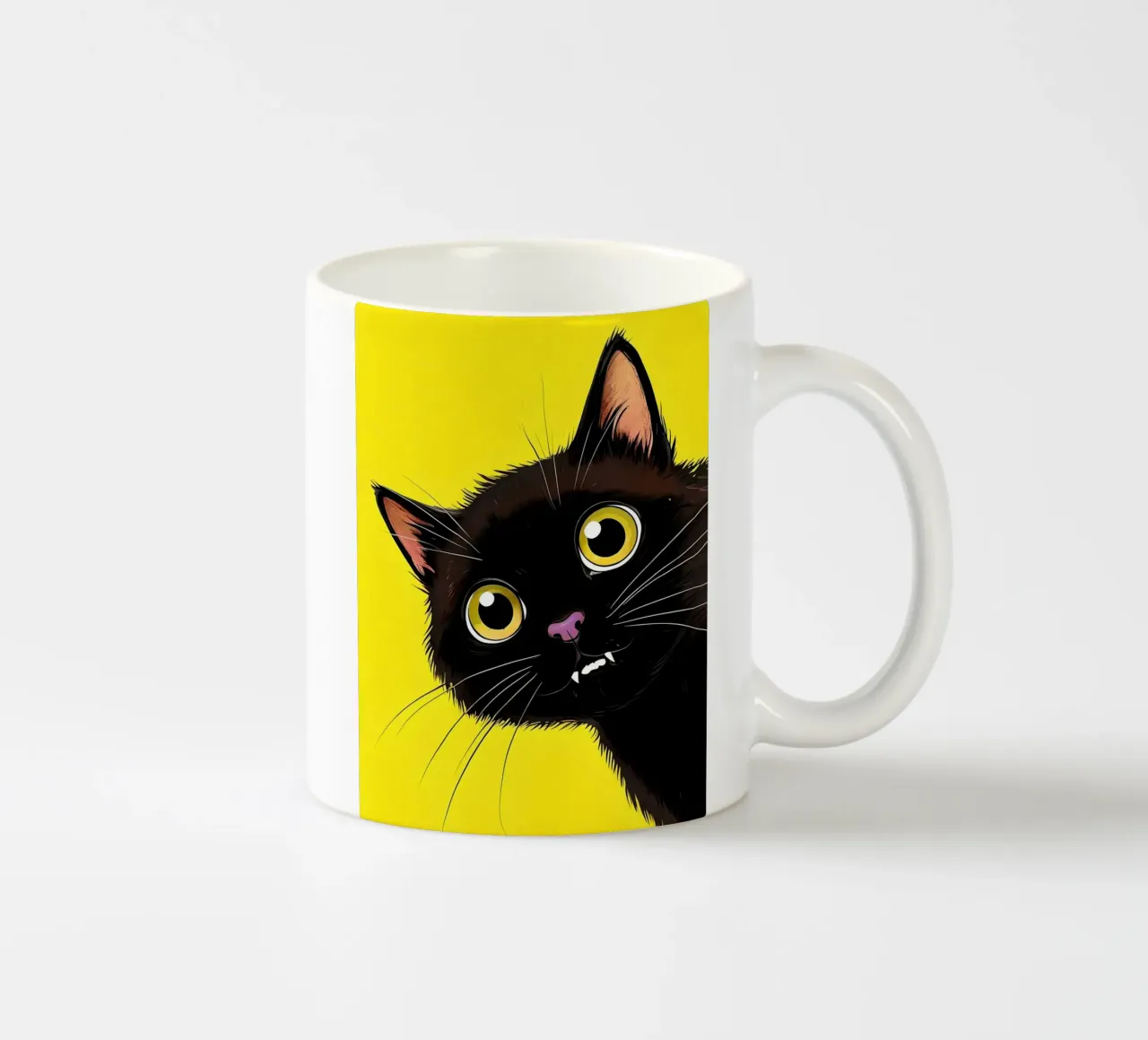 gatto vampiro tazza in ceramica da 🎁 NOBELART