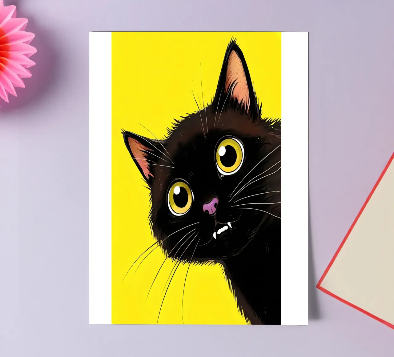 vampirecat Stickerbogen von 🎁 NOBELART