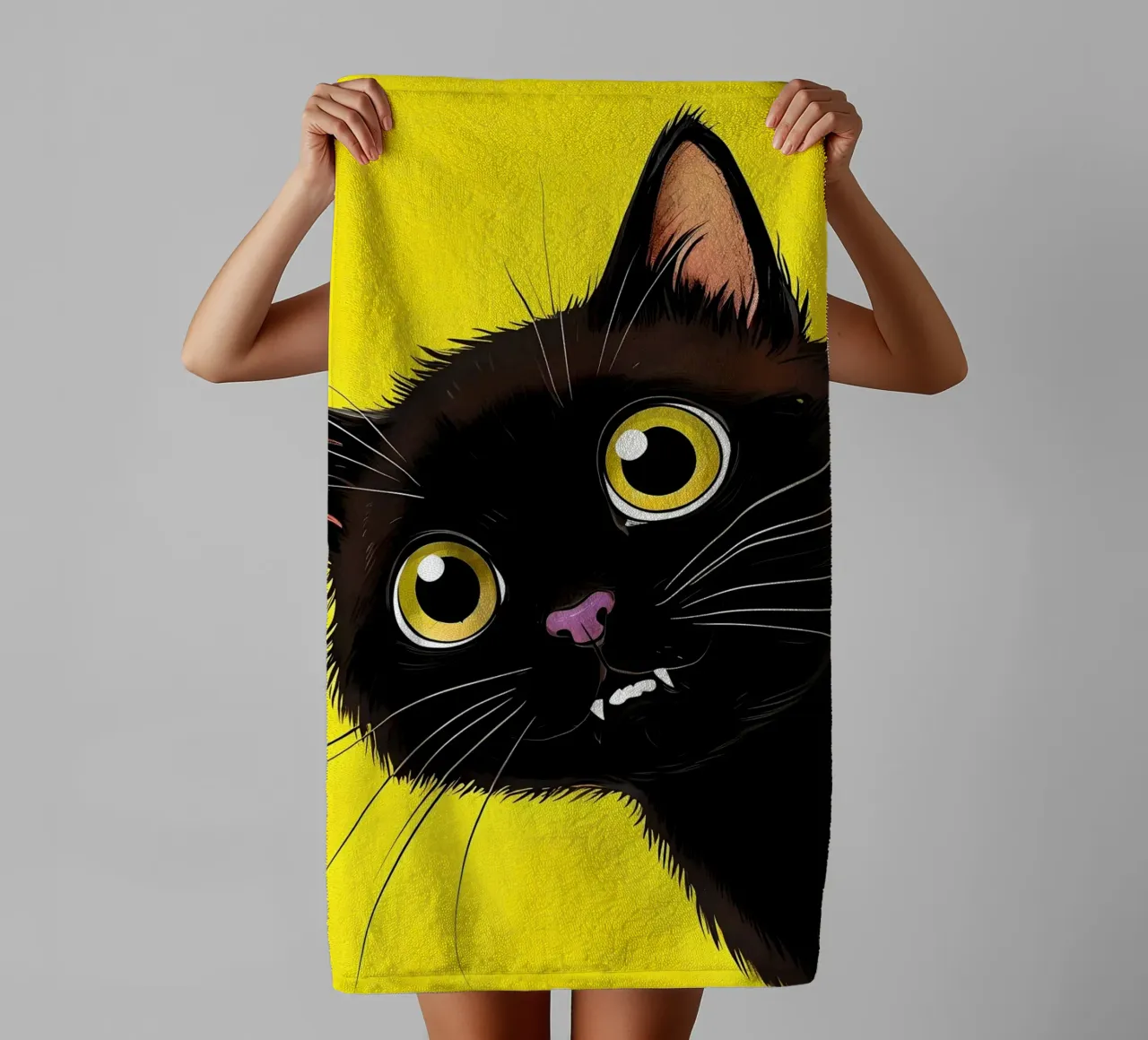vampirecat Handtuch von 🎁 NOBELART
