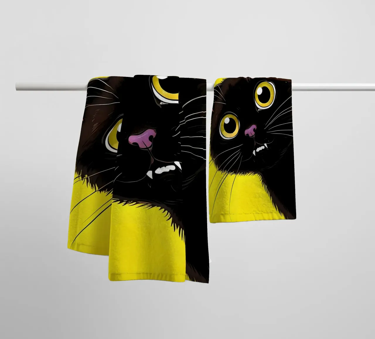 vampirecat Handtuch von 🎁 NOBELART
