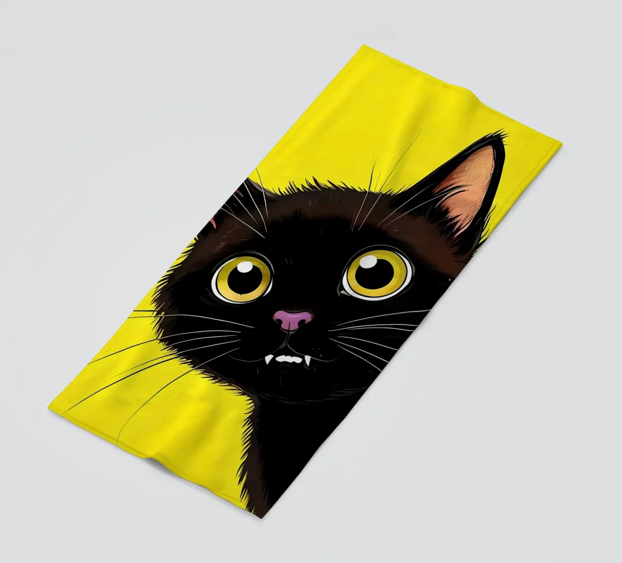 gatto vampiro telo mare da 🎁 NOBELART