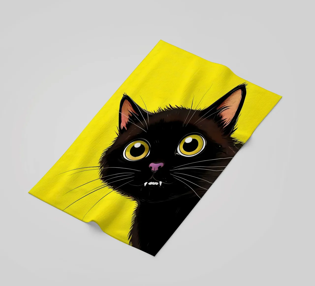 gatto vampiro telo mare da 🎁 NOBELART