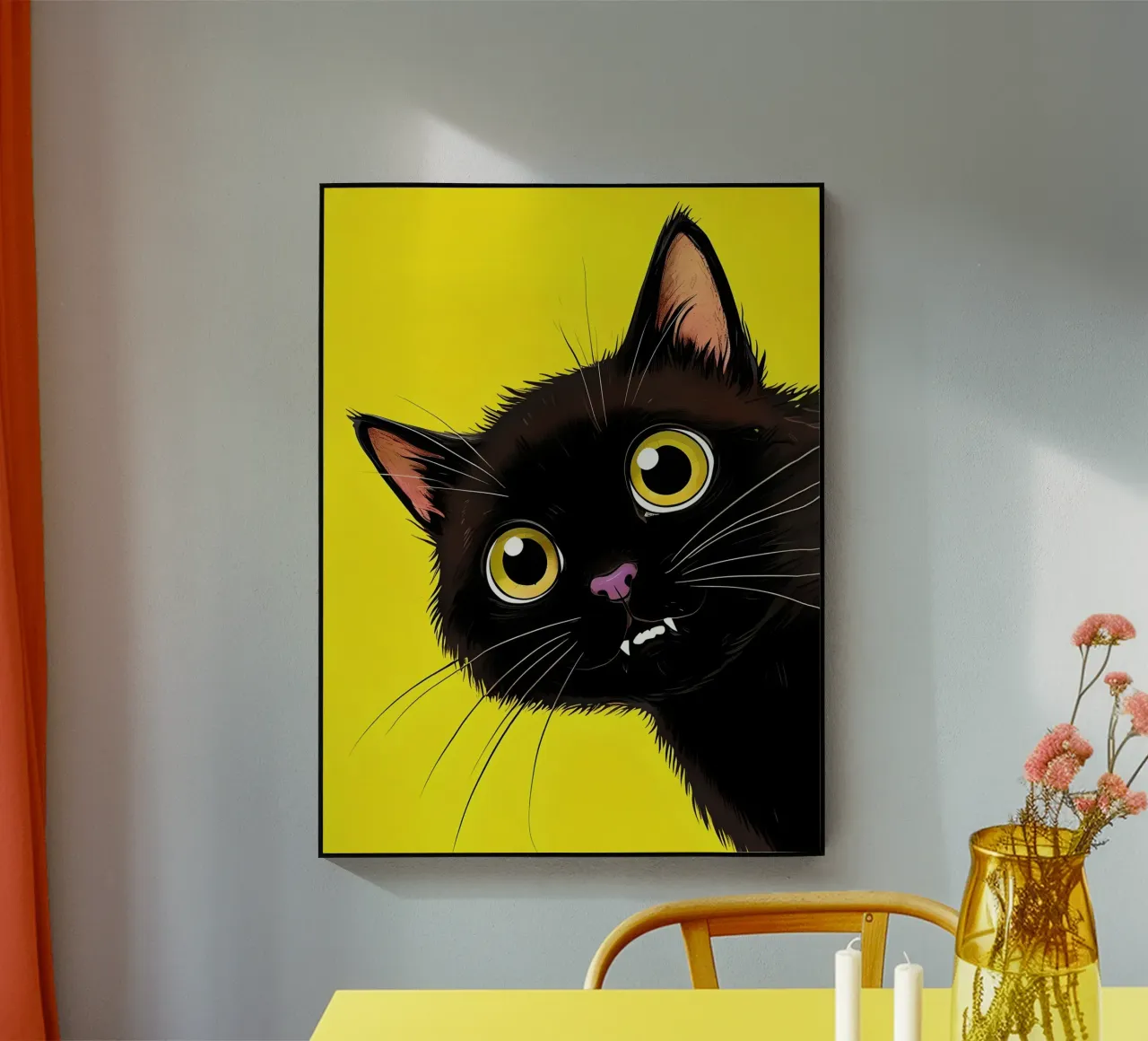 gatto vampiro plexiglass da 🎁 NOBELART