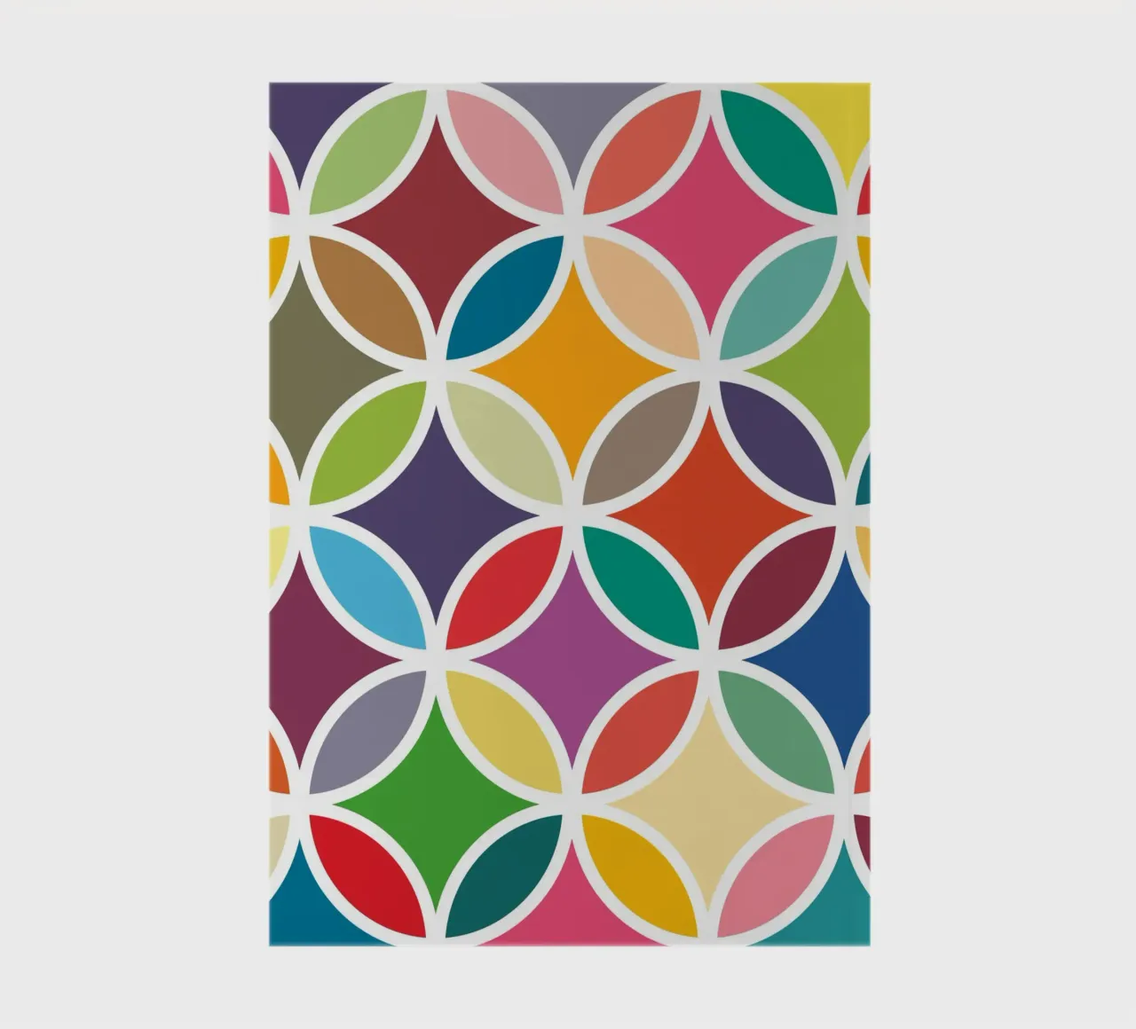Retro Bloom Art – A Burst of Colorful Joy notebook by JaySan Studio