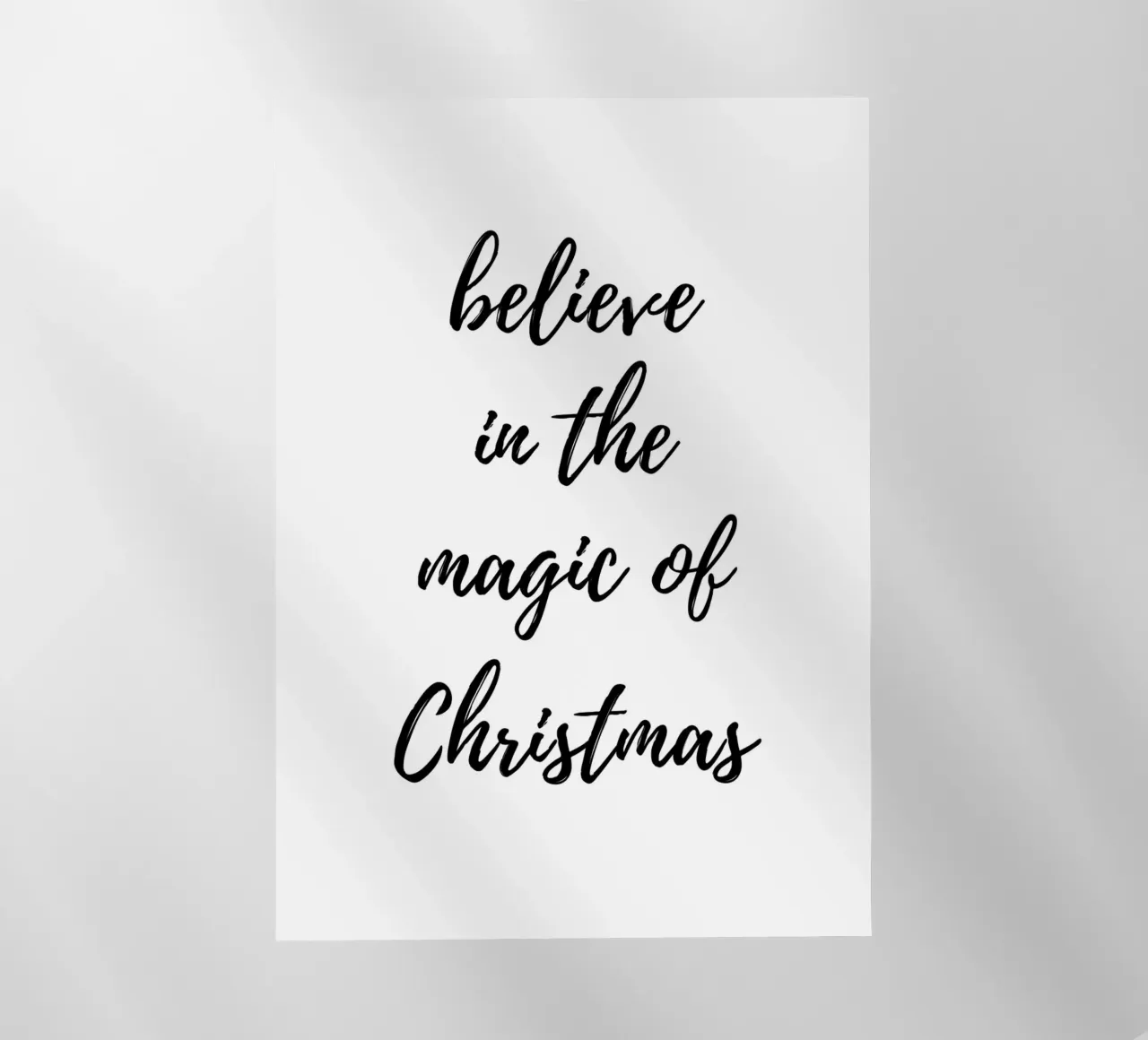 Believe in the magic of Christmas pellicola backlit da HolidaysCandyWalls