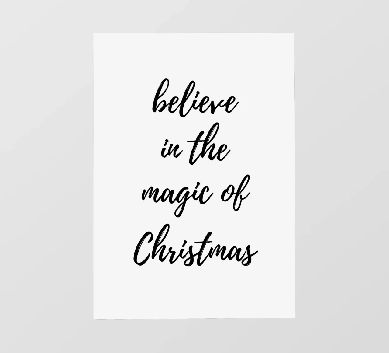 Believe in the magic of Christmas pellicola backlit da HolidaysCandyWalls