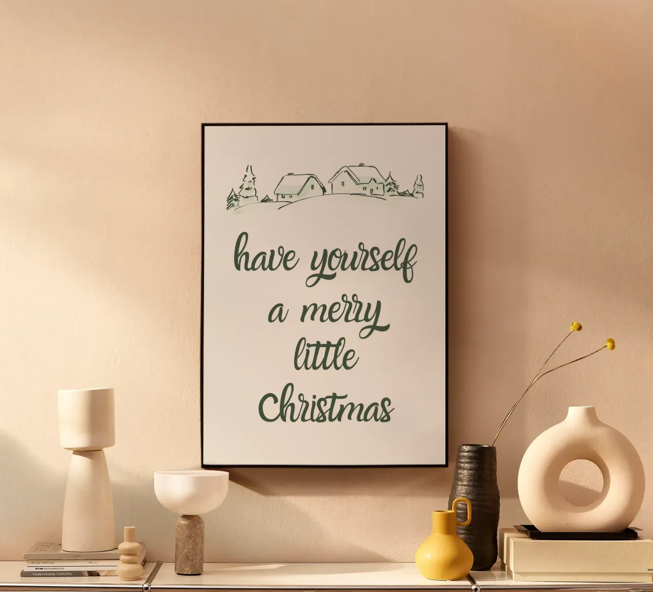 Have yourself a merry little Christmas plexiglass da HolidaysCandyWalls