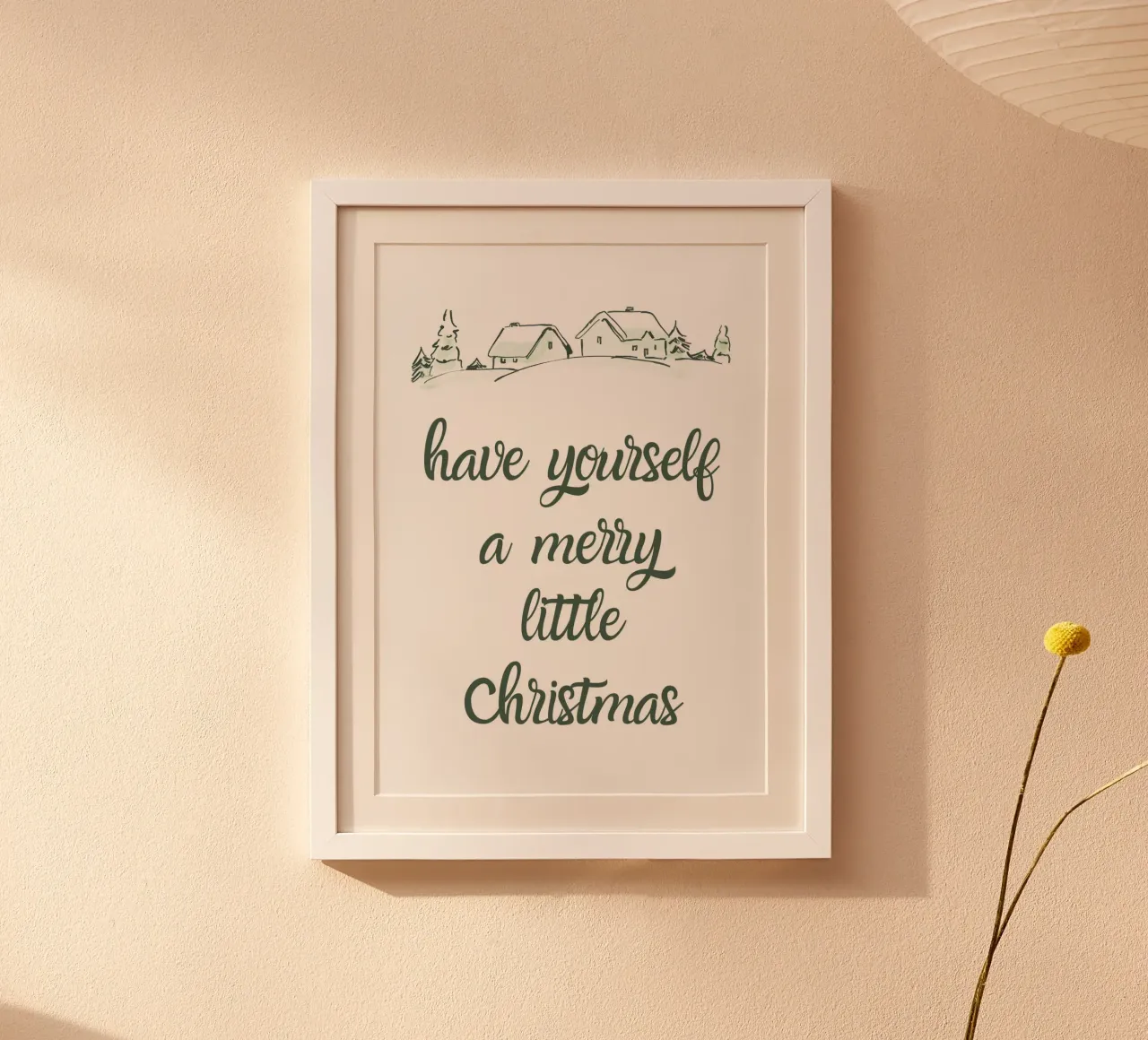 Have yourself a merry little Christmas carta hahnemühle da HolidaysCandyWalls