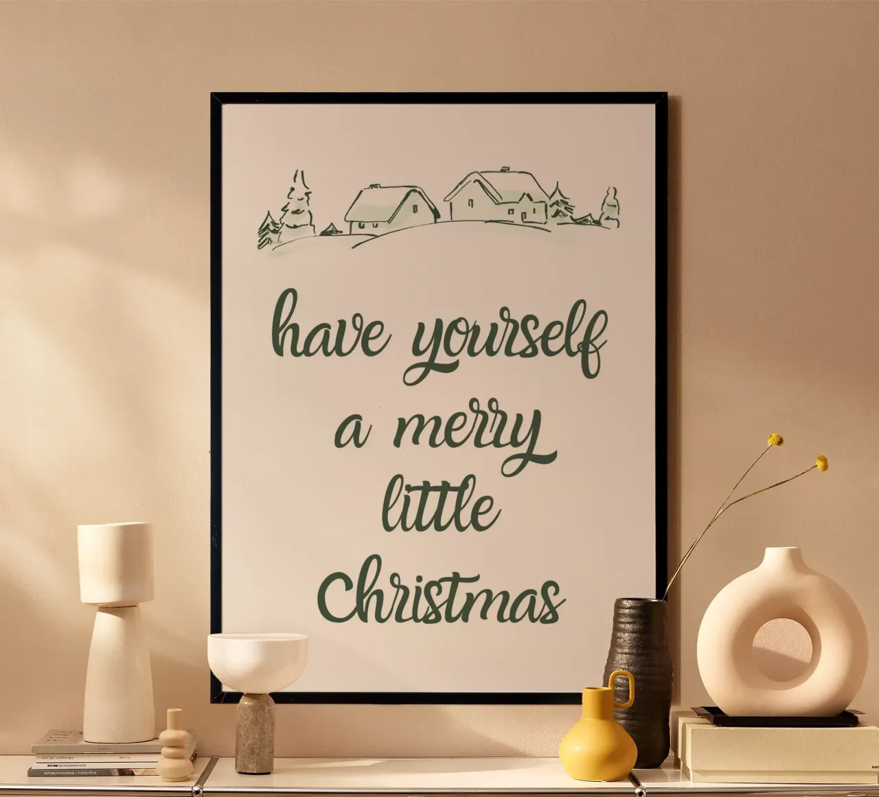 Have yourself a merry little Christmas carta hahnemühle da HolidaysCandyWalls