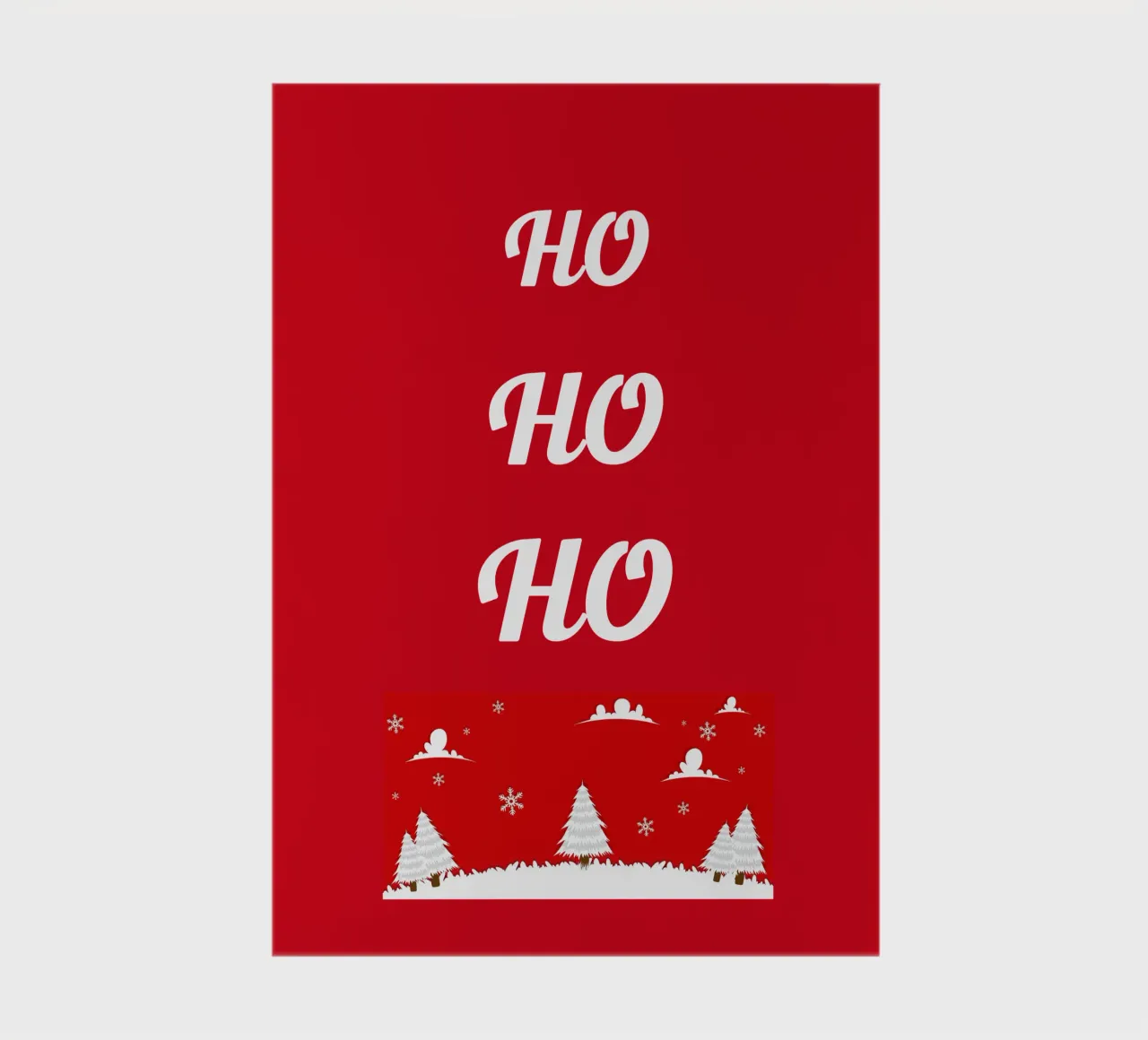 Design de Noël en rouge carnet de notes de BenCoStyle