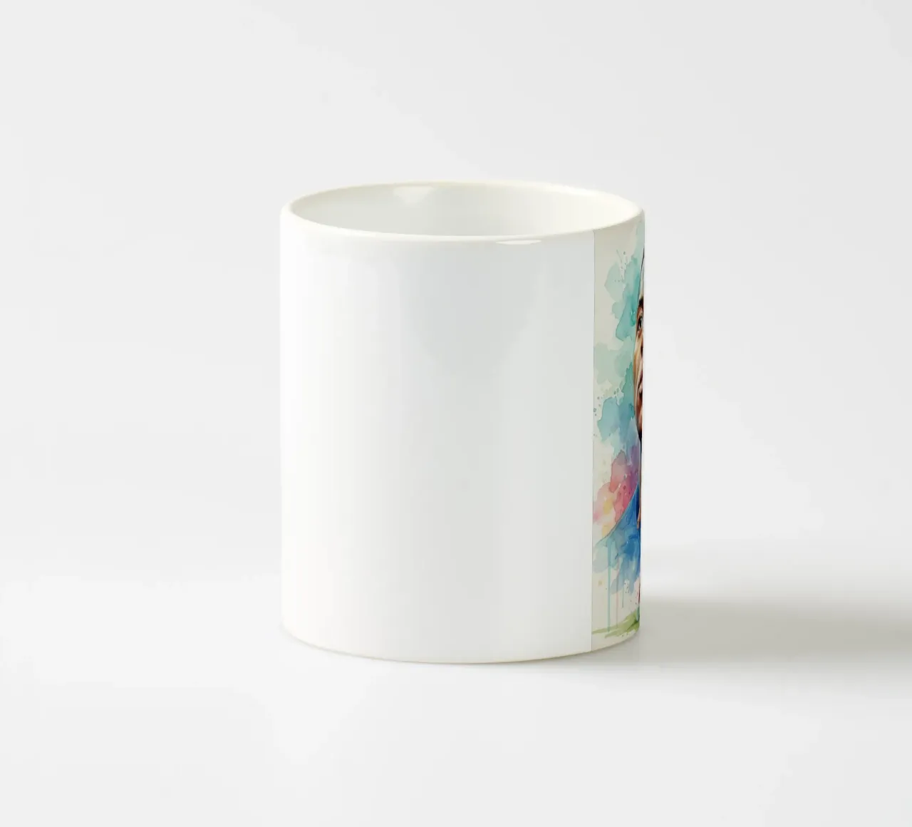Arte astratta di Mbappe tazza in ceramica da Kalis