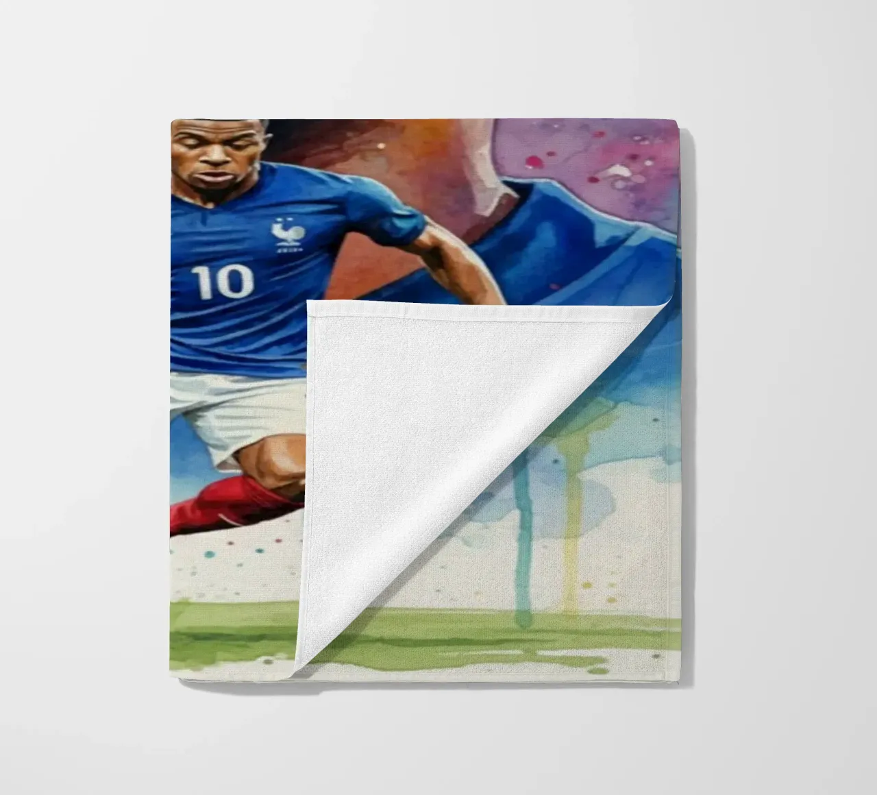 Mbappe abstracte kunst strandhanddoek van Kalis