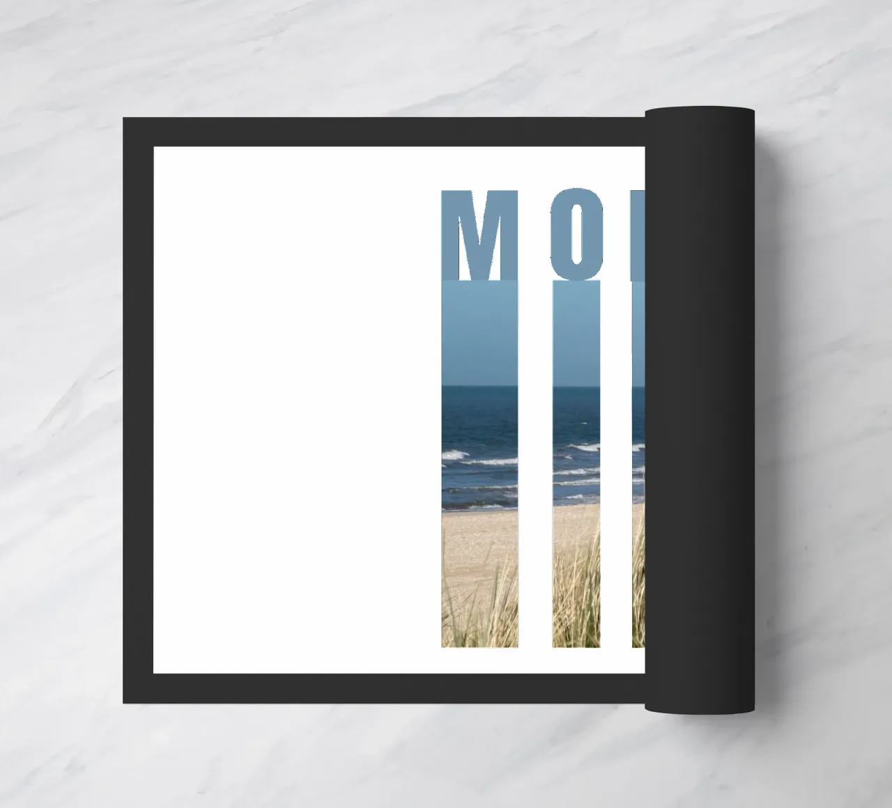 MOIN Strand Design - Saluto della Germania settentrionale con vista sul mare zerbino da Fies&Fein