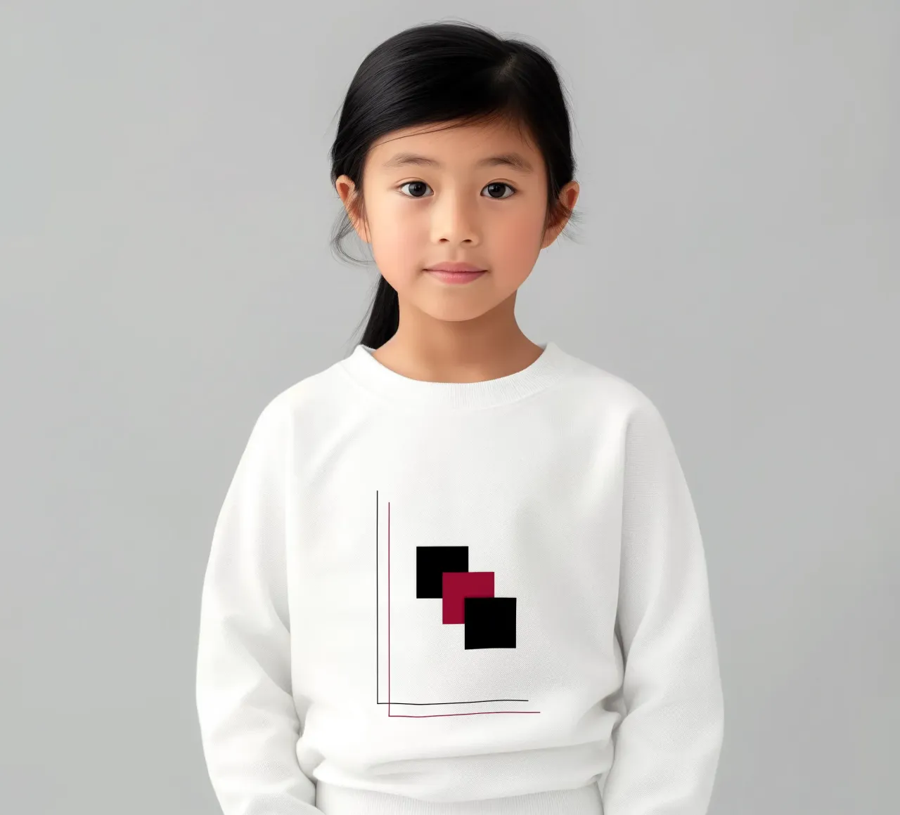 Quadrati felpa bambino da BenCoStyle