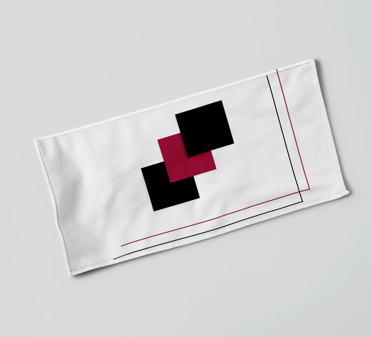 Squares towel by BenCoStyle