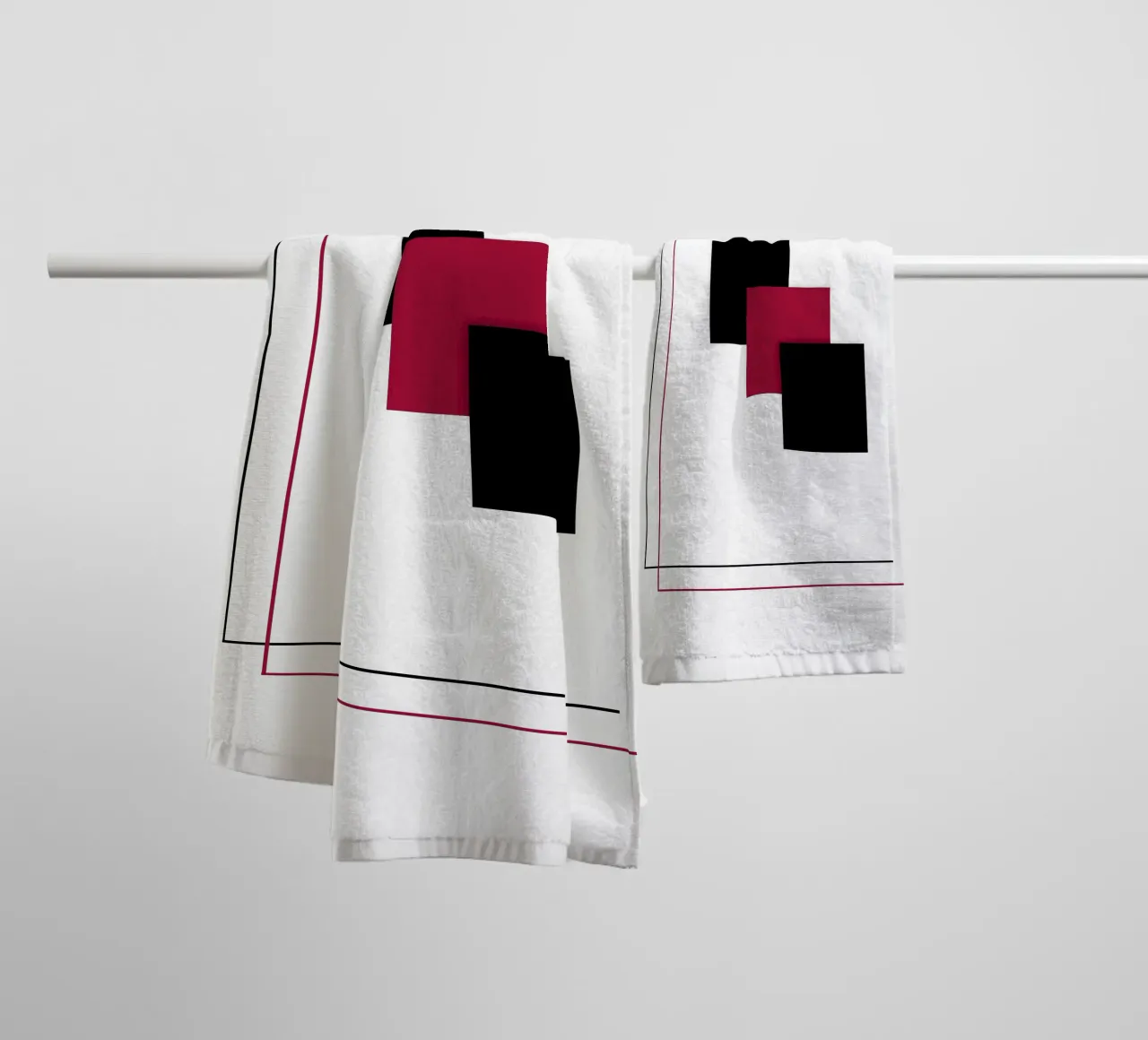 Quadrati asciugamano da bagno da BenCoStyle