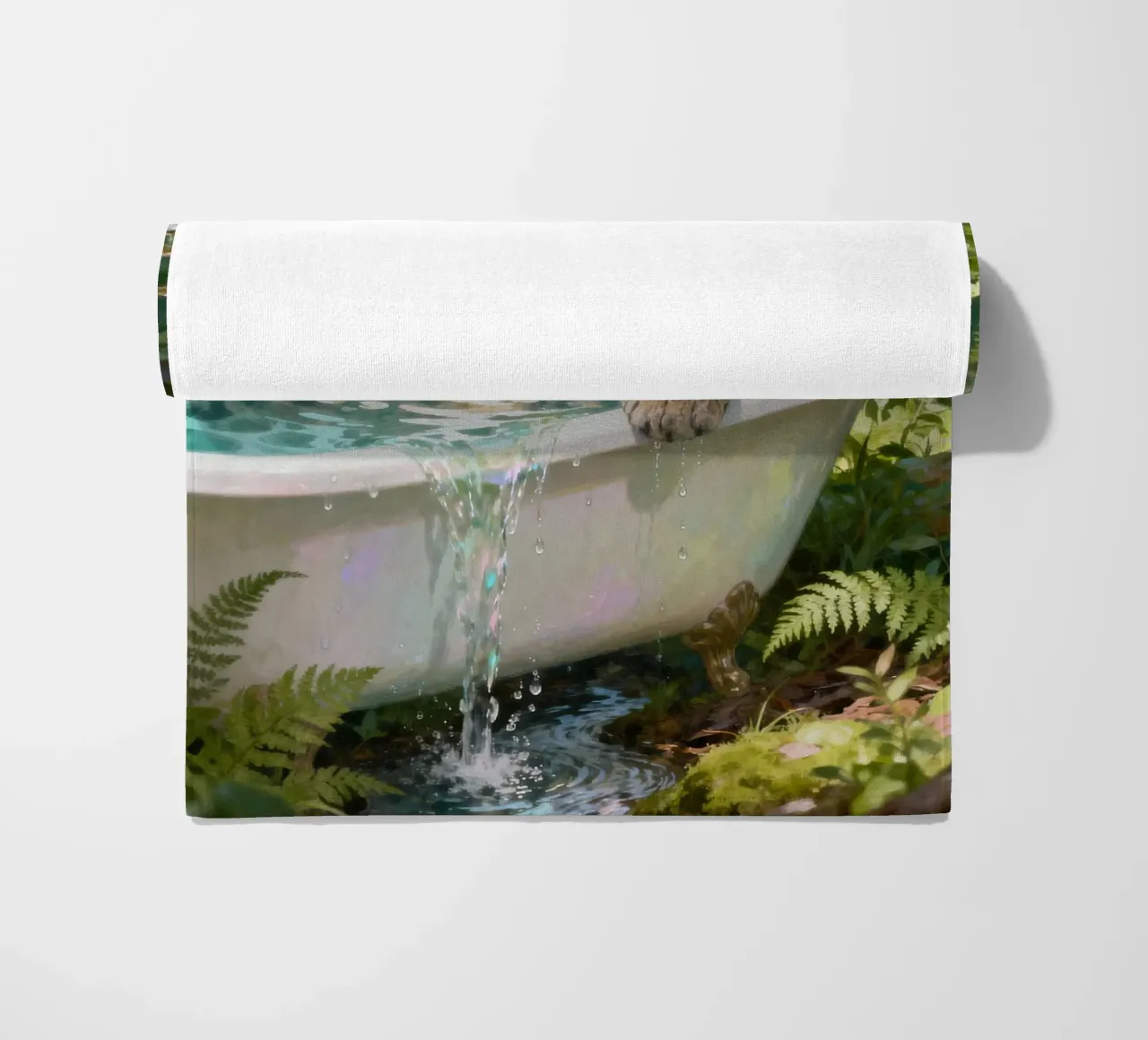 Leopard In the Bathtub telo mare da Attaboy Dsgn