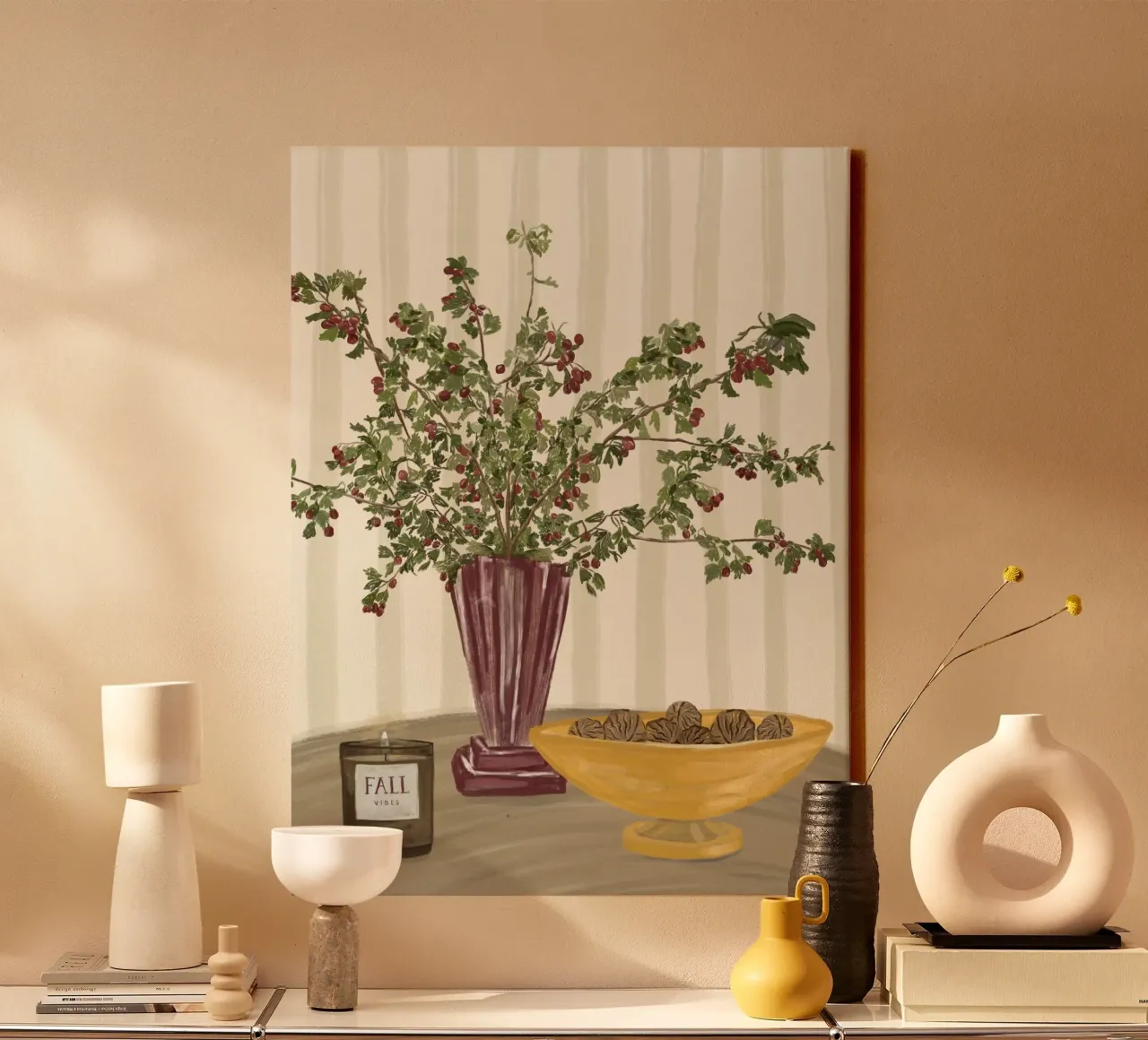 fall vibes tela da herzundpapier