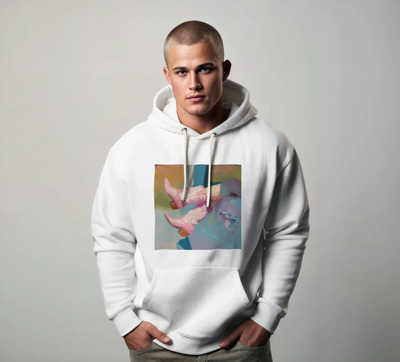 Sogni estivi da cowgirl felpa con cappuccio da Carina Pop & Pastell