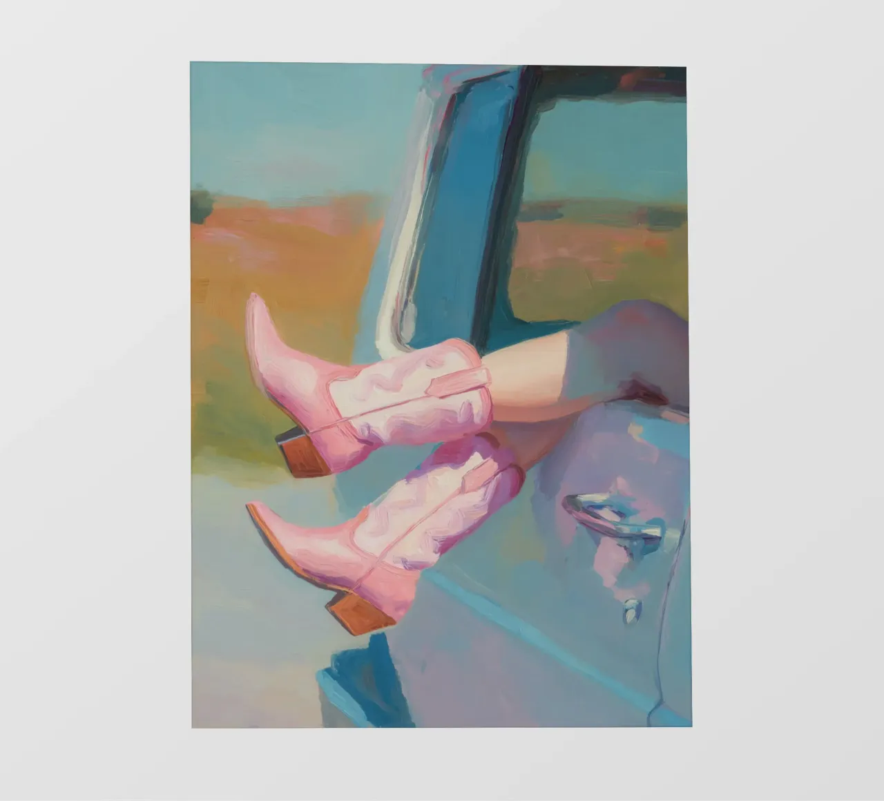 Sueños de verano vaqueros lámina retroiluminada de Carina Pop & Pastell