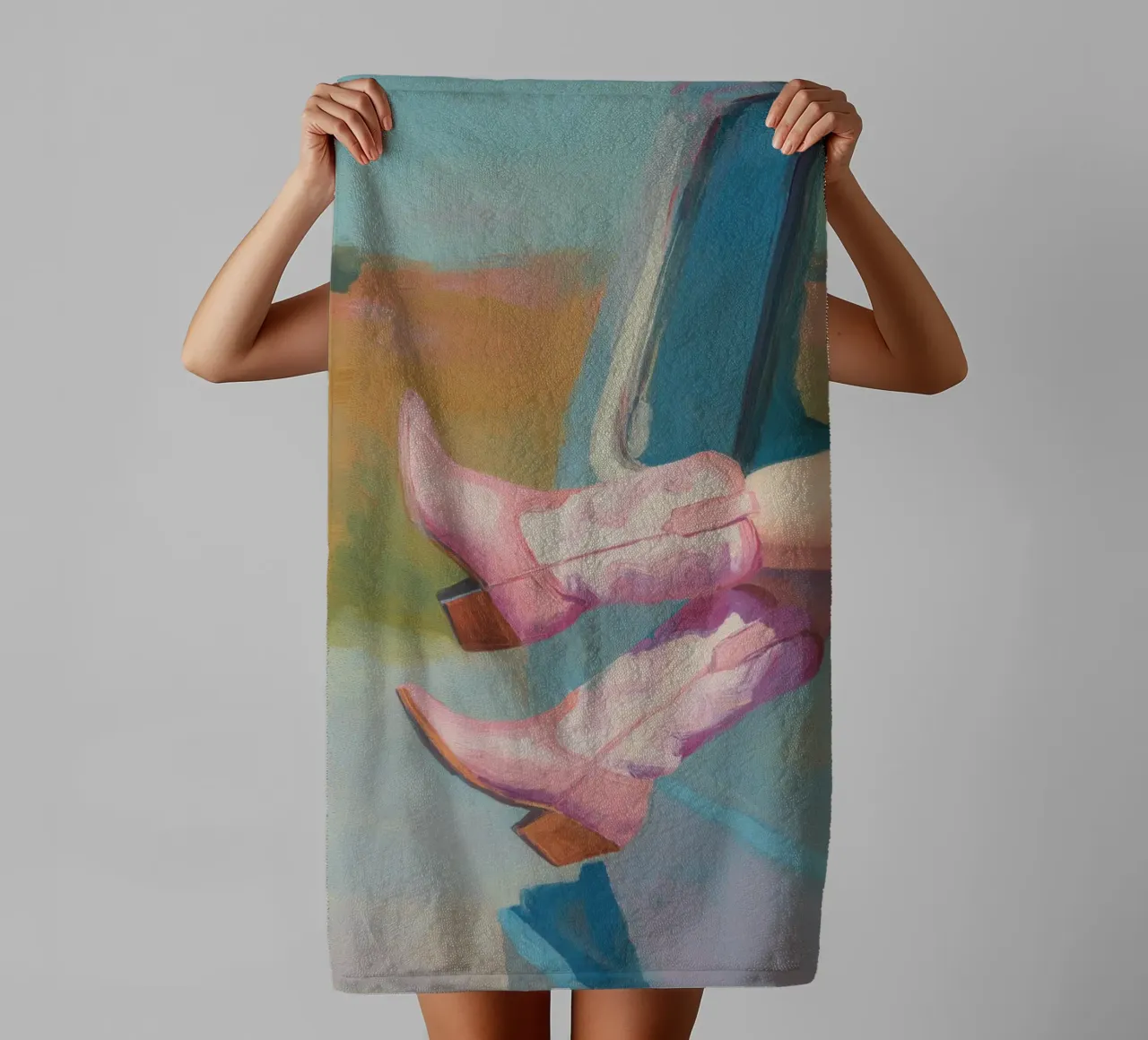 Sueños de verano vaqueros toalla de baño de Carina Pop & Pastell