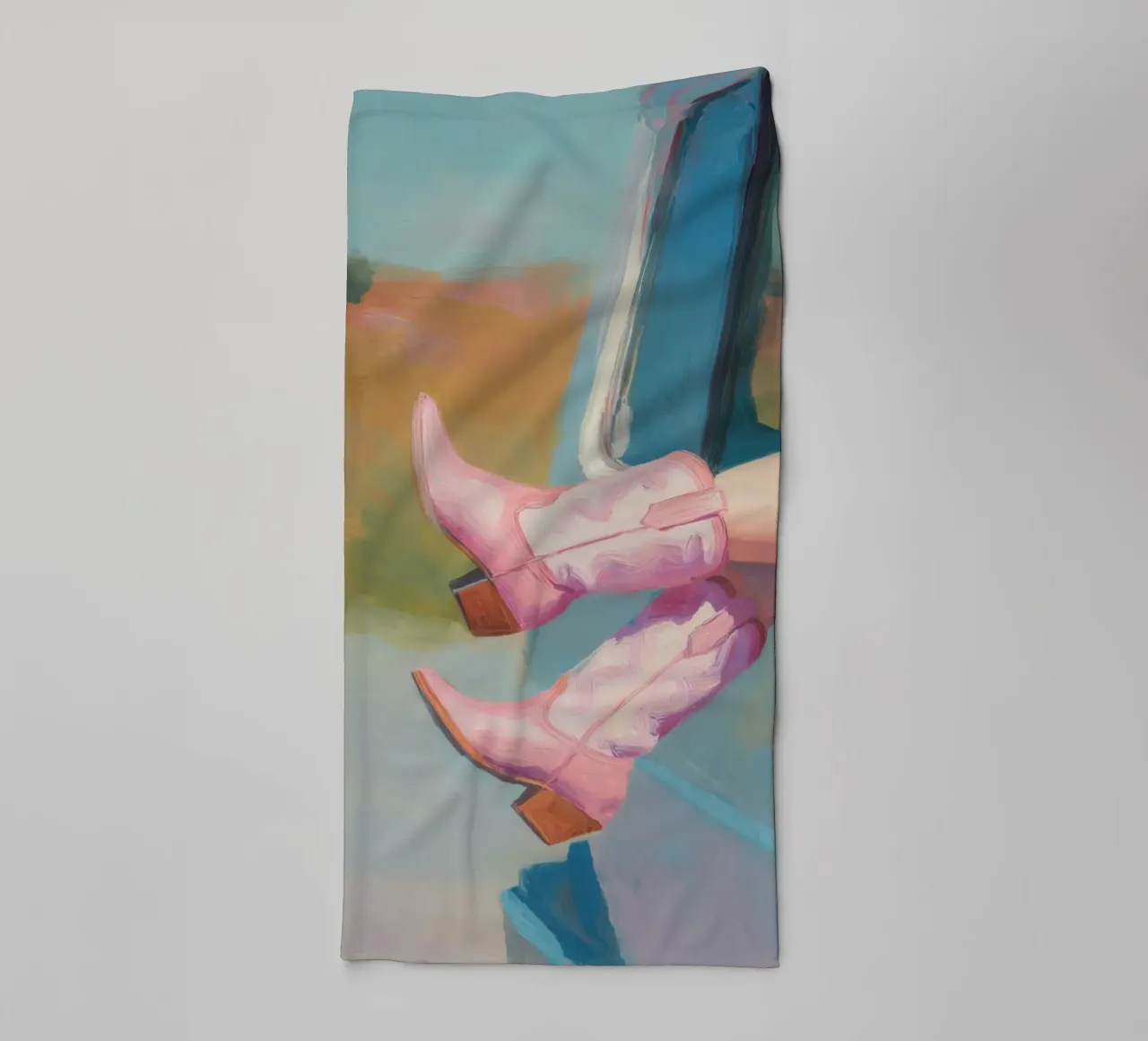 Sueños de verano vaqueros toalla de baño de Carina Pop & Pastell