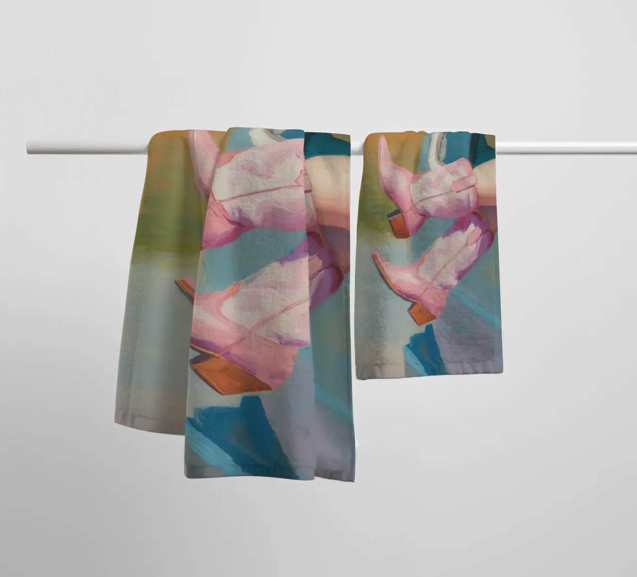 Sueños de verano vaqueros toalla de baño de Carina Pop & Pastell