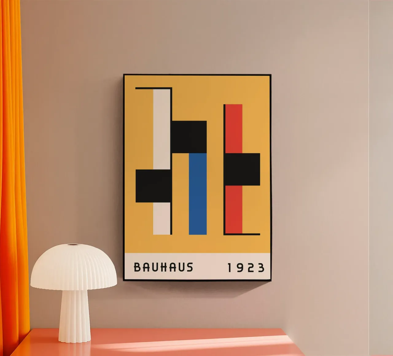 Classico 1923 Bauhaus Design | Moderno geometrico astratto Post plexiglass da Grungeo