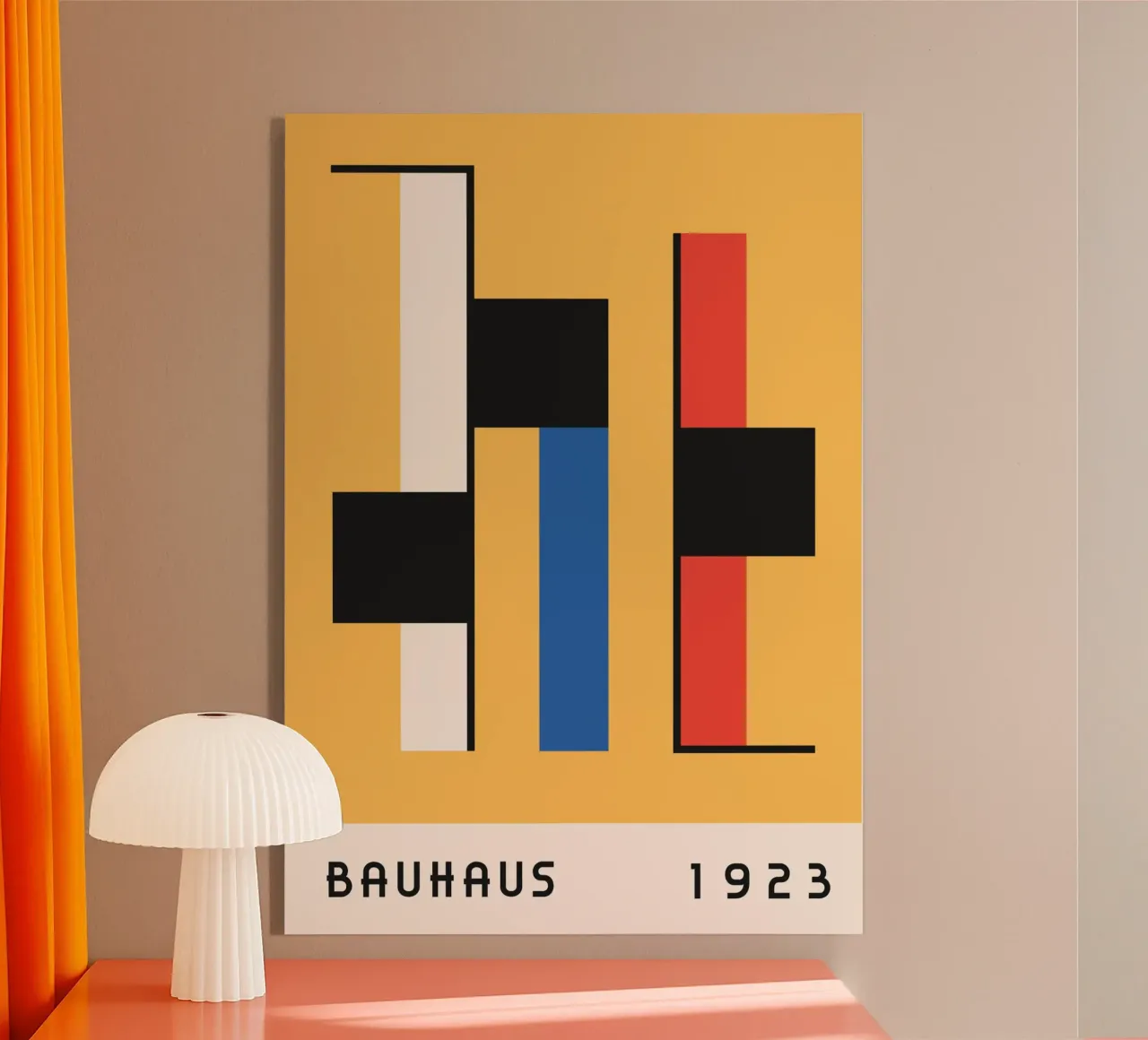 Classico 1923 Bauhaus Design | Moderno geometrico astratto Post plexiglass da Grungeo