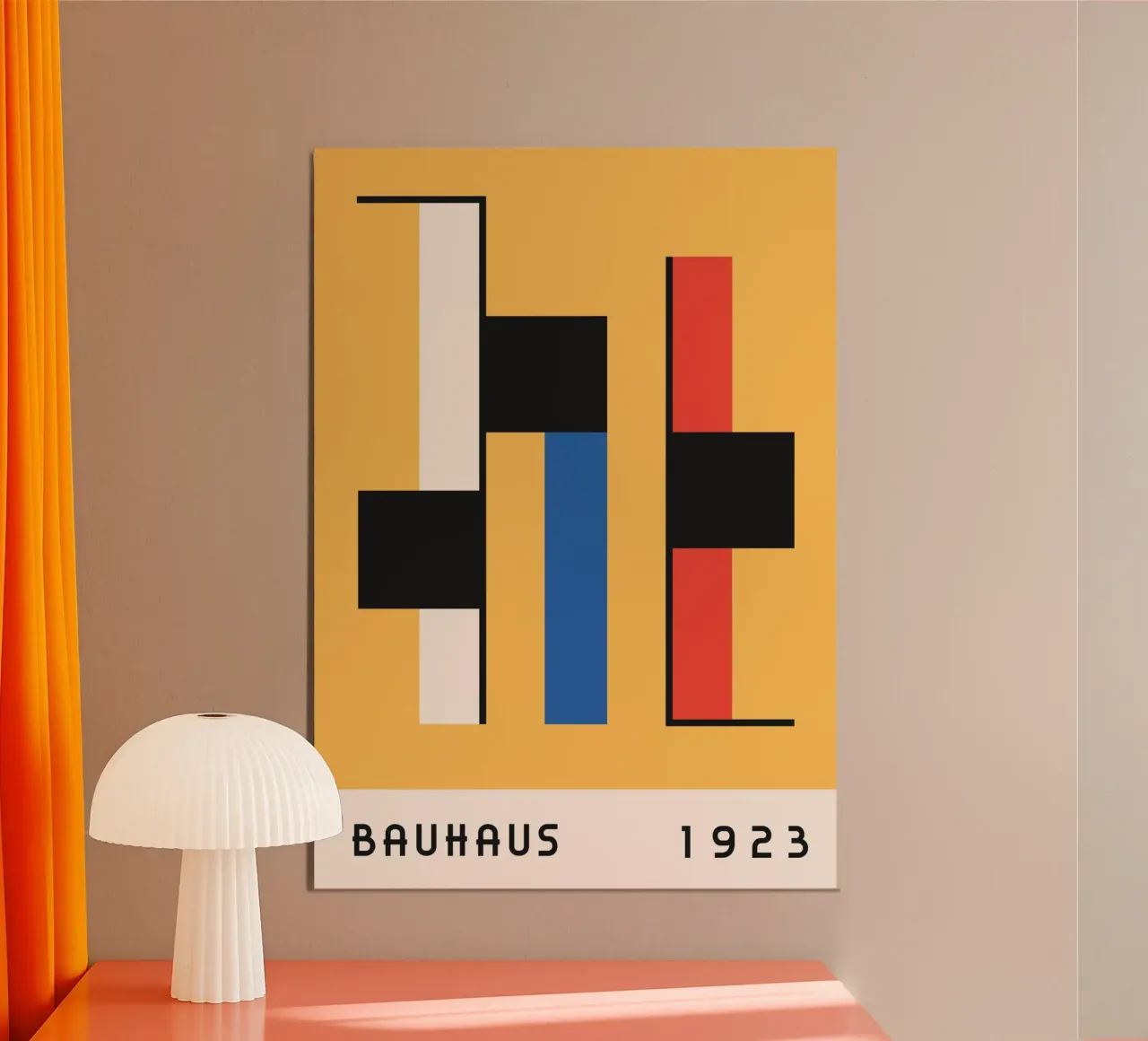 Classico 1923 Bauhaus Design | Moderno geometrico astratto Post carta hahnemühle da Grungeo