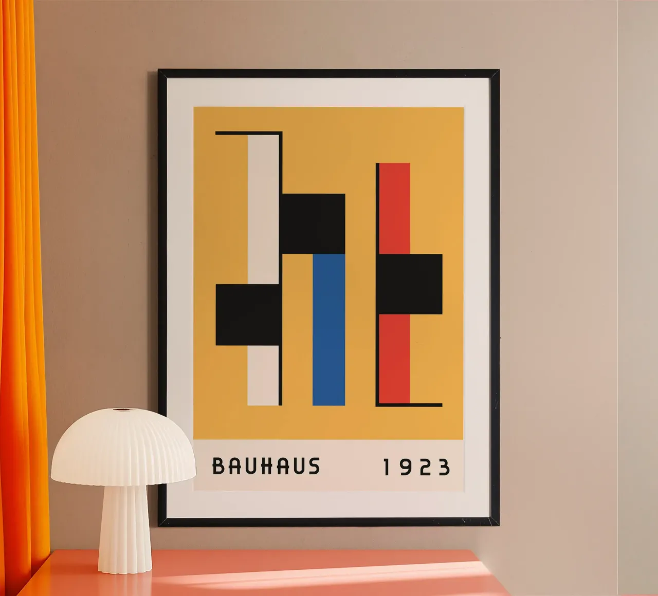 Classico 1923 Bauhaus Design | Moderno geometrico astratto Post carta hahnemühle da Grungeo
