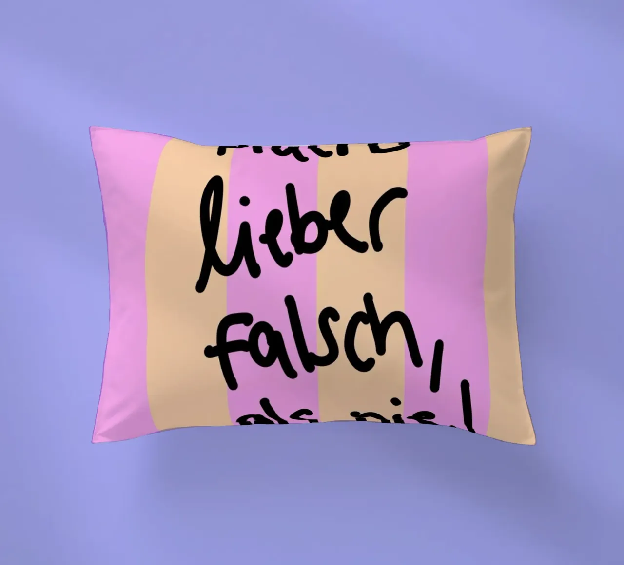Machs lieber falsch als nie! cojín de Hej Ibiza by Ute Arnold