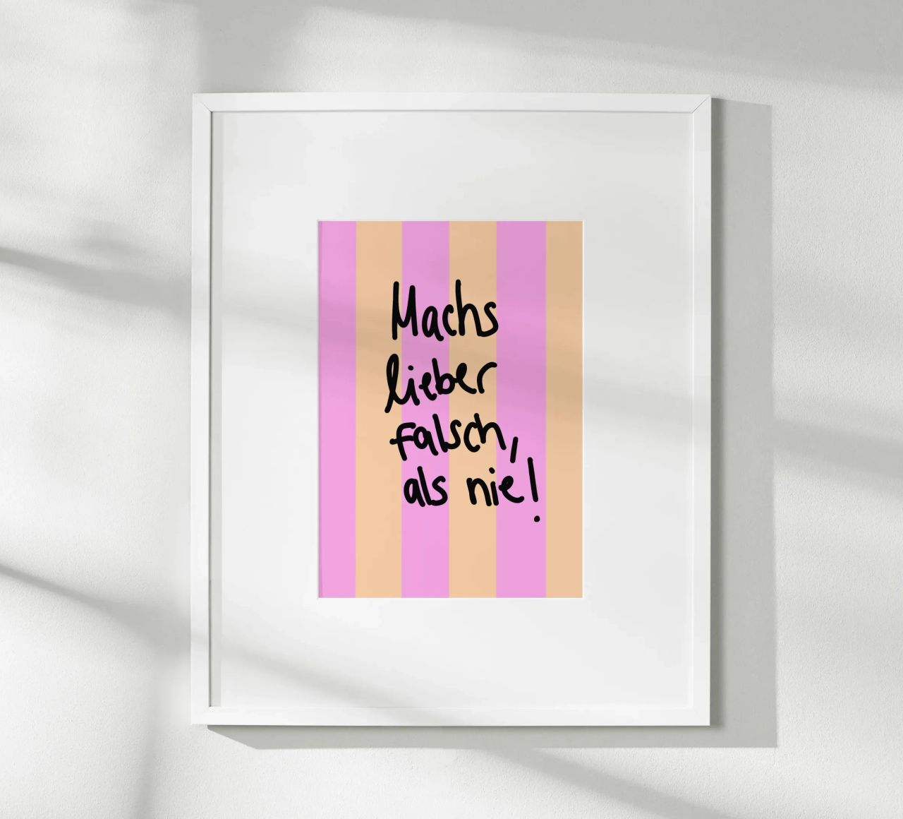 Machs lieber falsch als nie! carta hahnemühle da Hej Ibiza by Ute Arnold