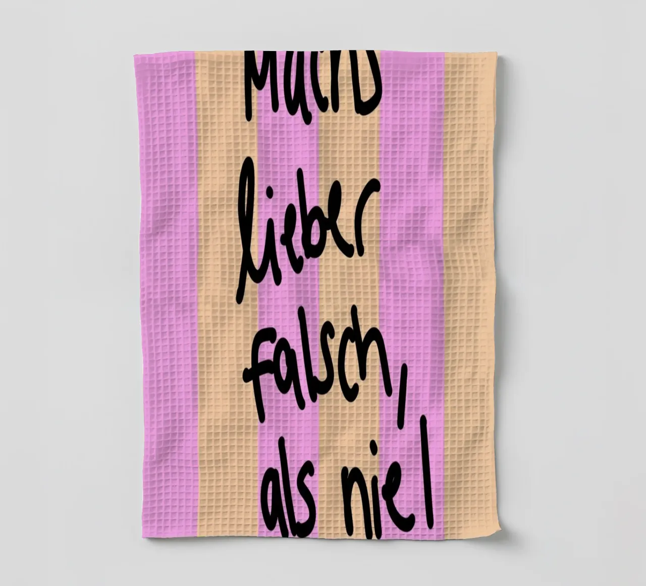 Machs lieber falsch als nie! torchon de Hej Ibiza by Ute Arnold