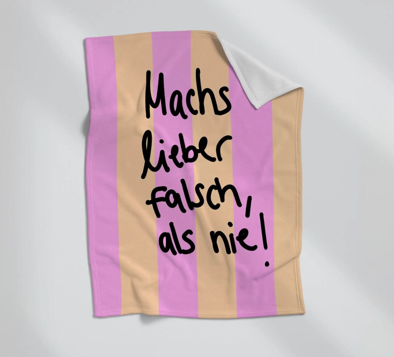 Machs lieber falsch als nie! coperta in pile da Hej Ibiza by Ute Arnold