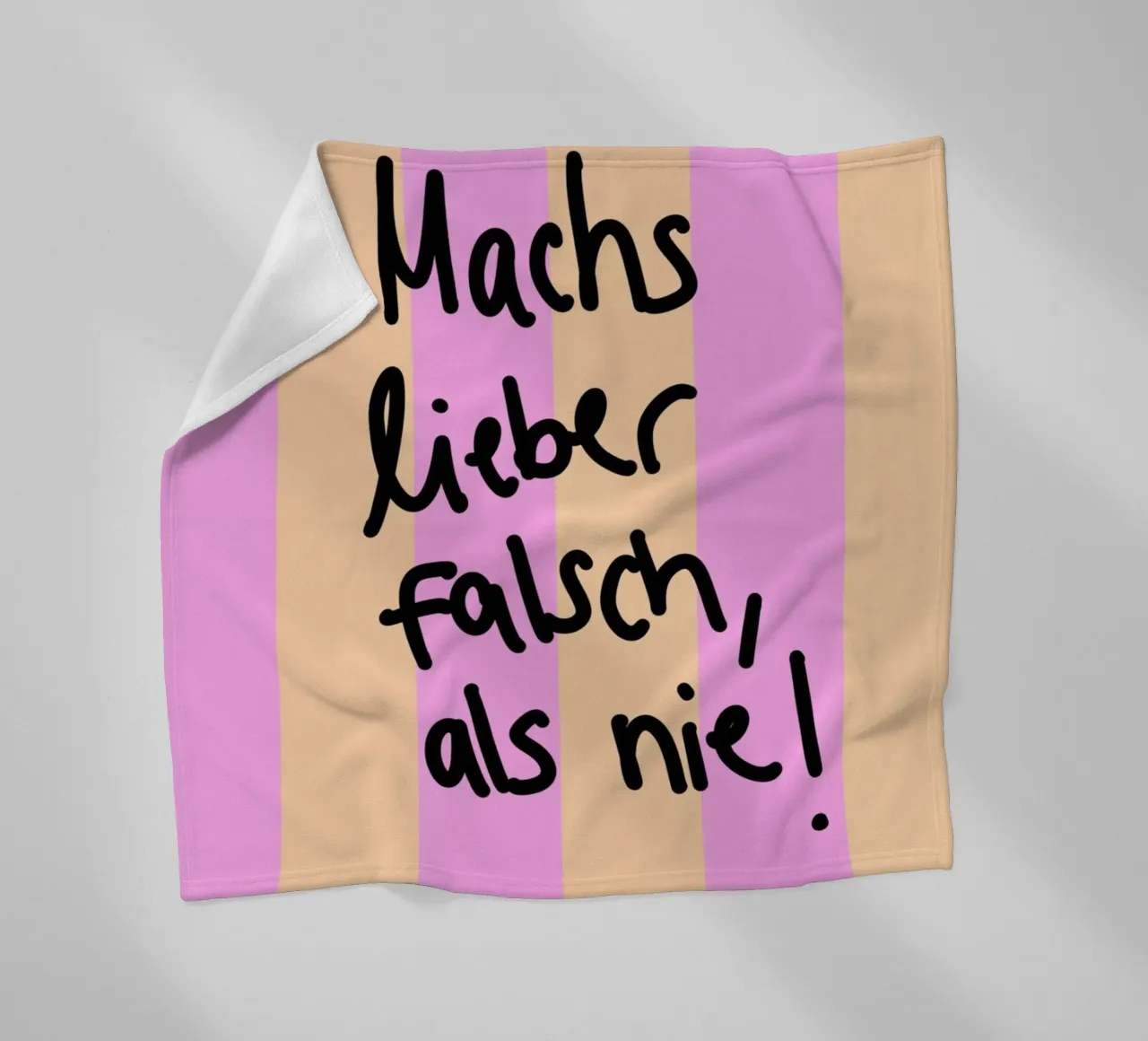 Machs lieber falsch als nie! coperta in pile da Hej Ibiza by Ute Arnold
