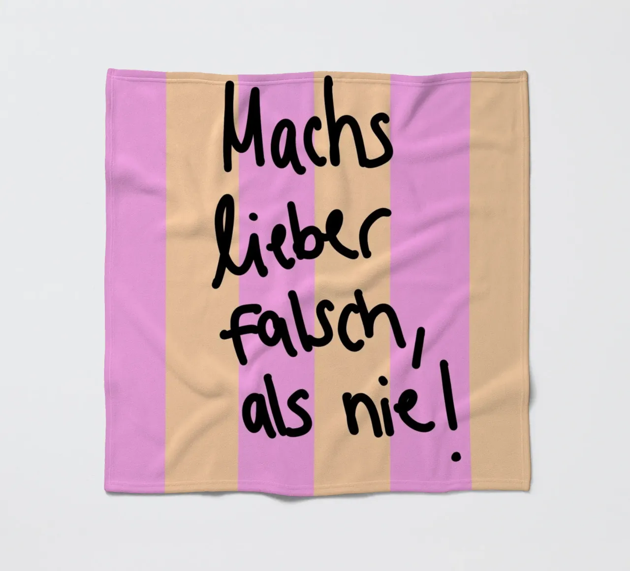 Machs lieber falsch als nie! coperta in pile da Hej Ibiza by Ute Arnold
